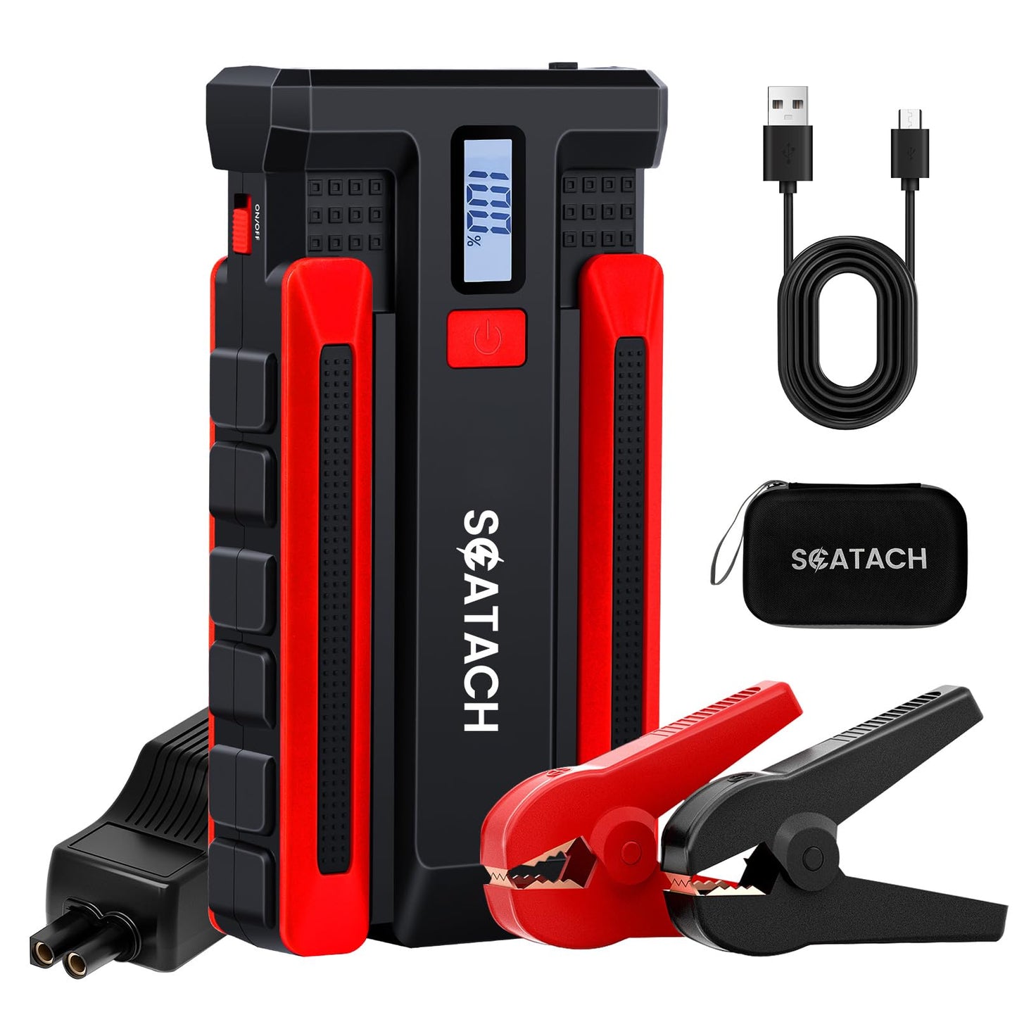Scatach 3000A Portable Car Jump Starter Pack