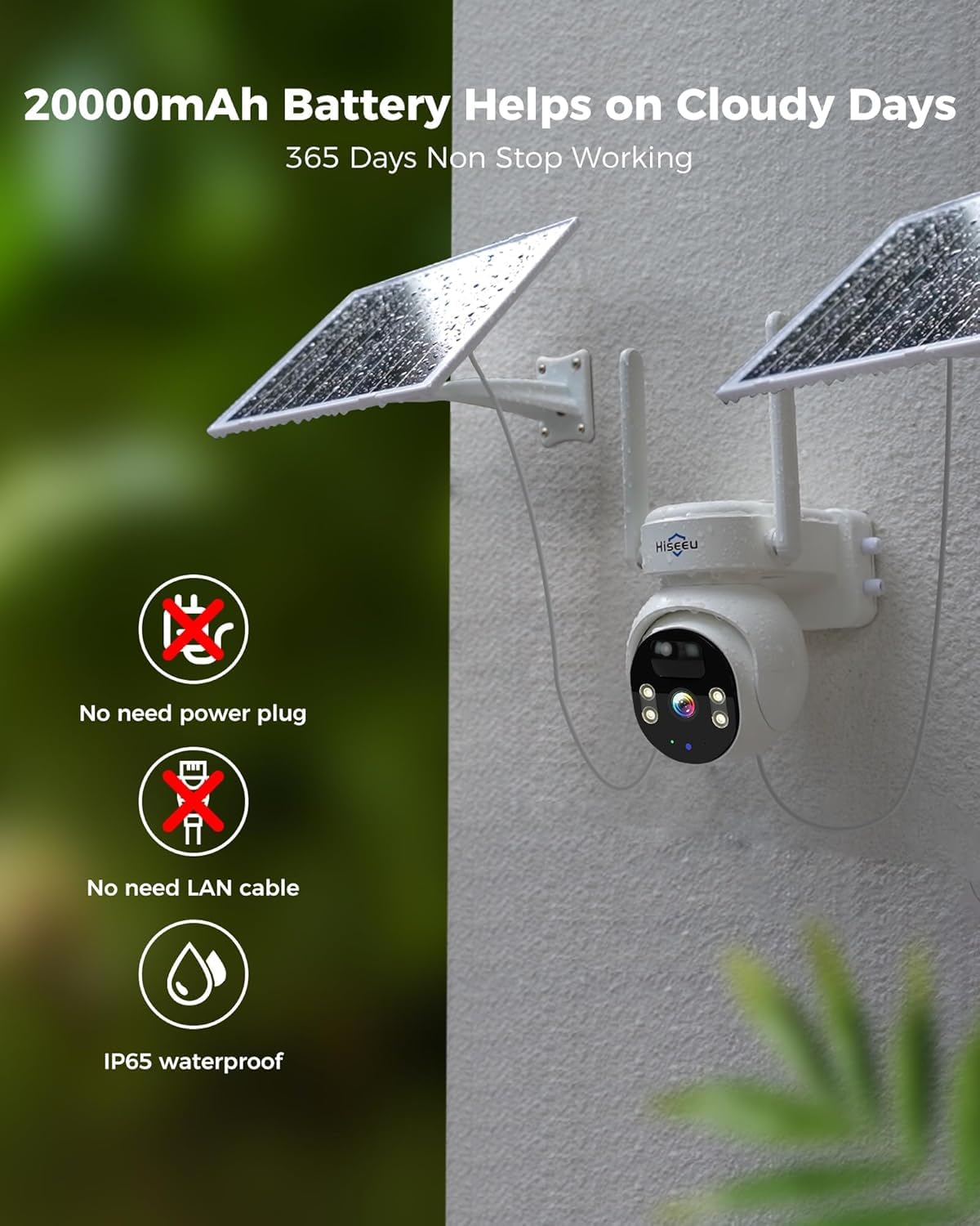 4G Solar Security Camera by Hiseeu