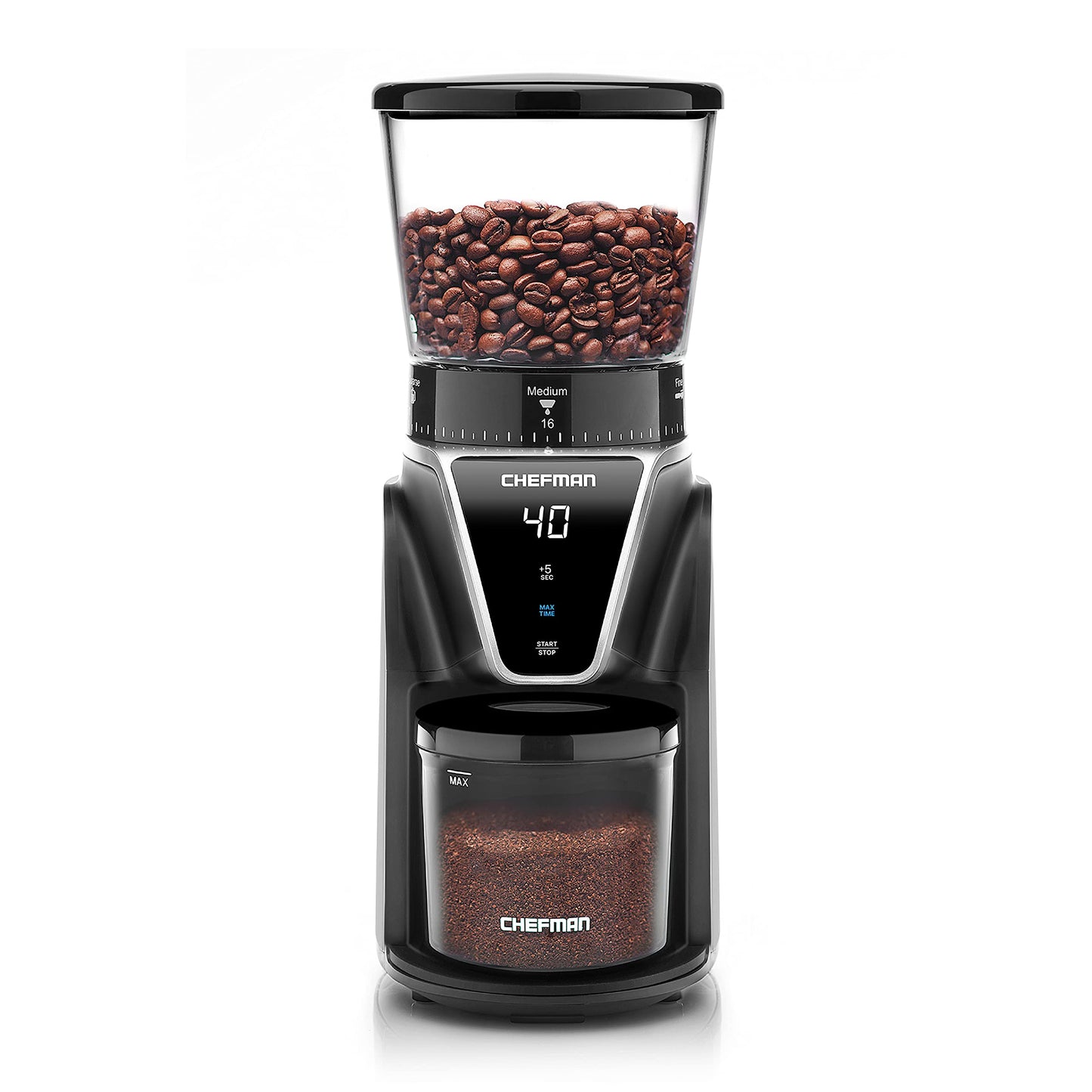 Chefman Burr Coffee Grinder with 31 Settings