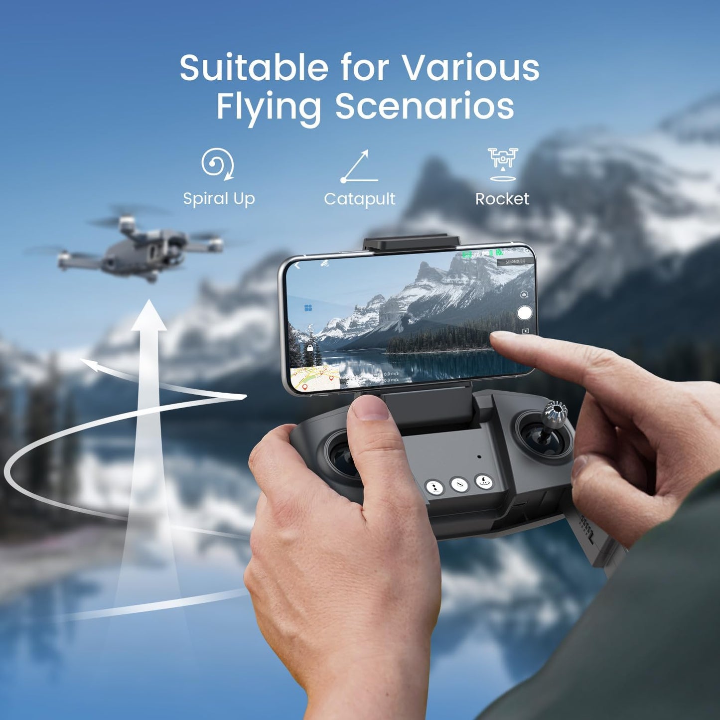 Holyton 4K GPS Drone with Camera and Remote