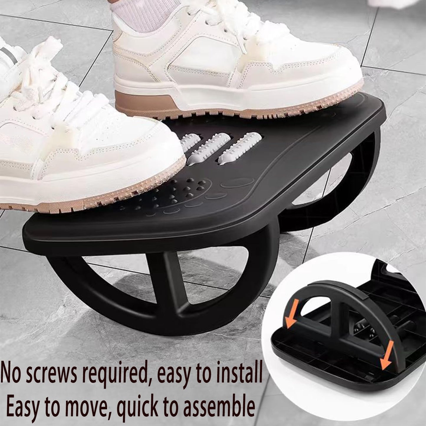 Ergonomic Rocking Foot Rest for Office Use