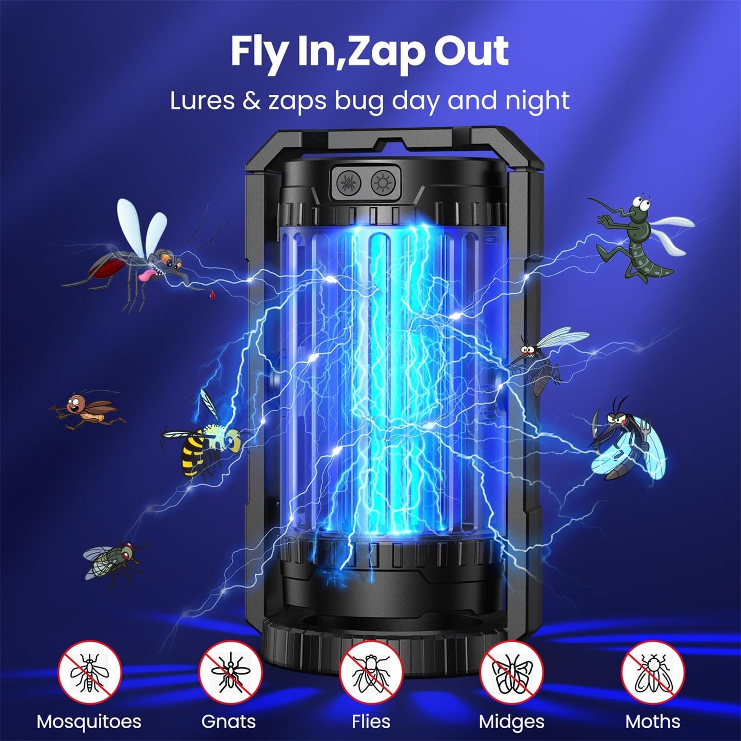 Rechargeable Evolpol 4-in-1 Mosquito Zapper