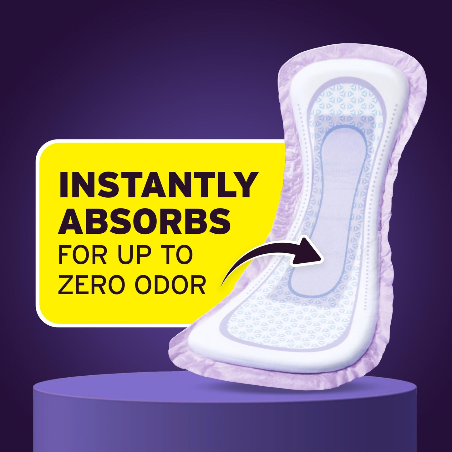 Poise Overnight Incontinence Pads, 36 Count
