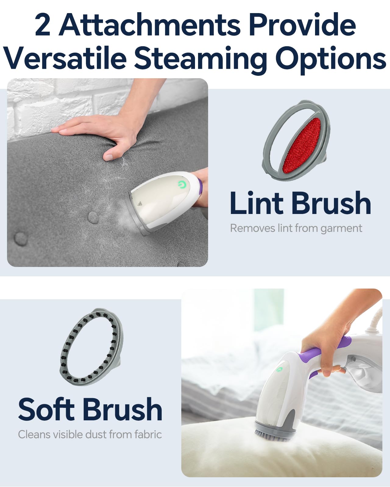 BEAUTURAL Portable Handheld Clothes Steamer