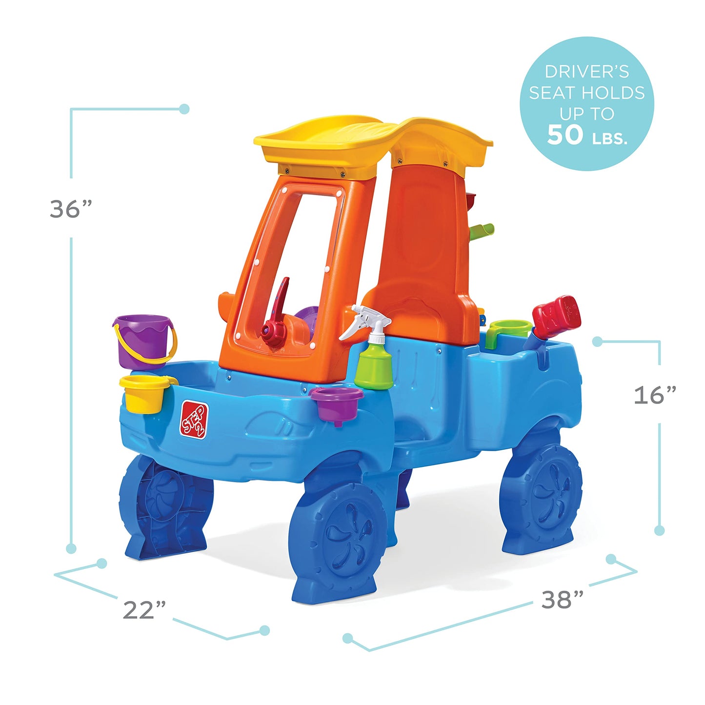 Step2 Car Wash Splash Center Water Table