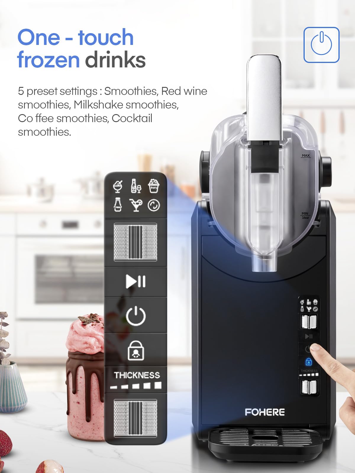 75oz Slushie Machine for Frozen Drinks
