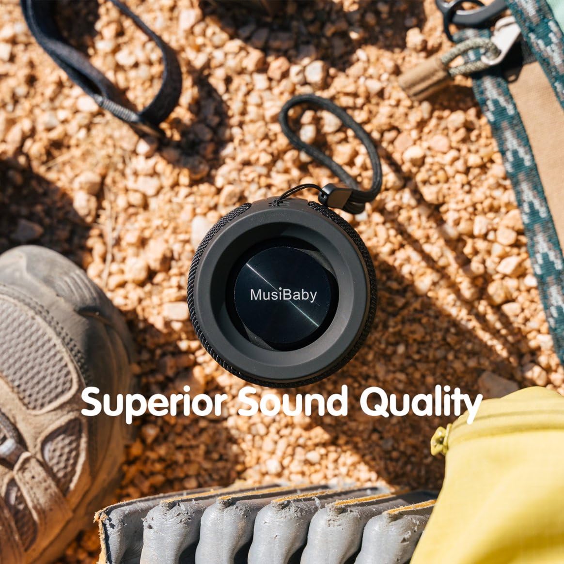Bluetooth Speaker with 24H Playtime and Waterproof