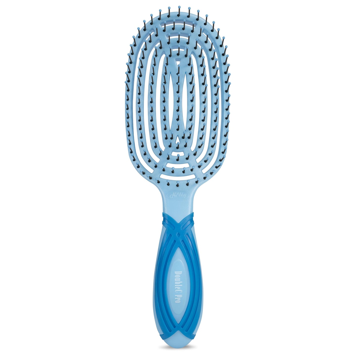 Double Curved Detangling Brush for Hair Dryers