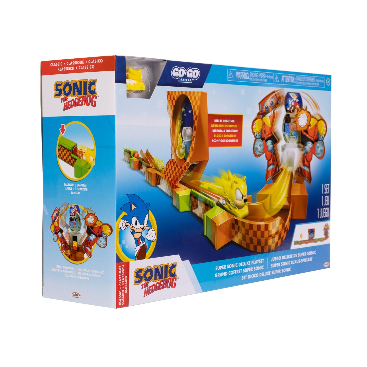 Sonic Go Go Racers Deluxe Playset with Figure