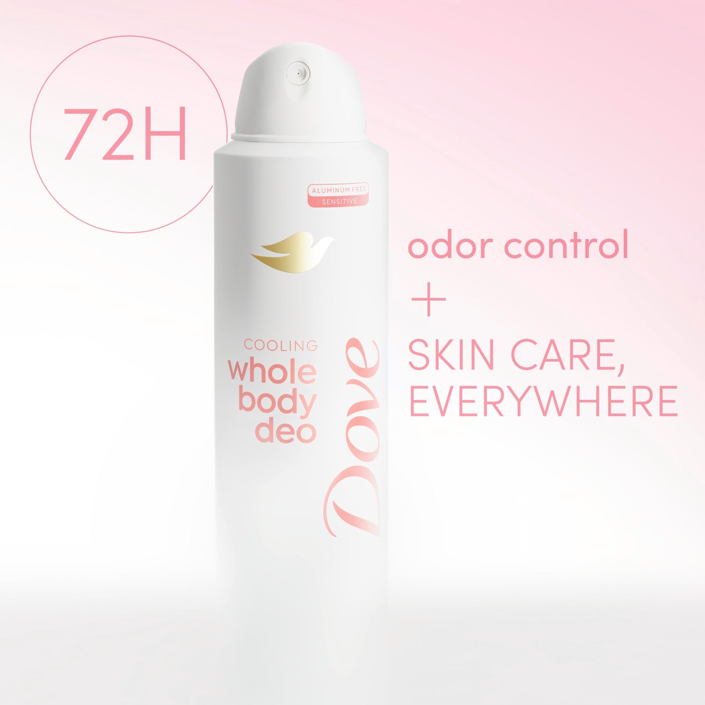 Dove Cooling Spray Deodorant Aluminum Free 4oz