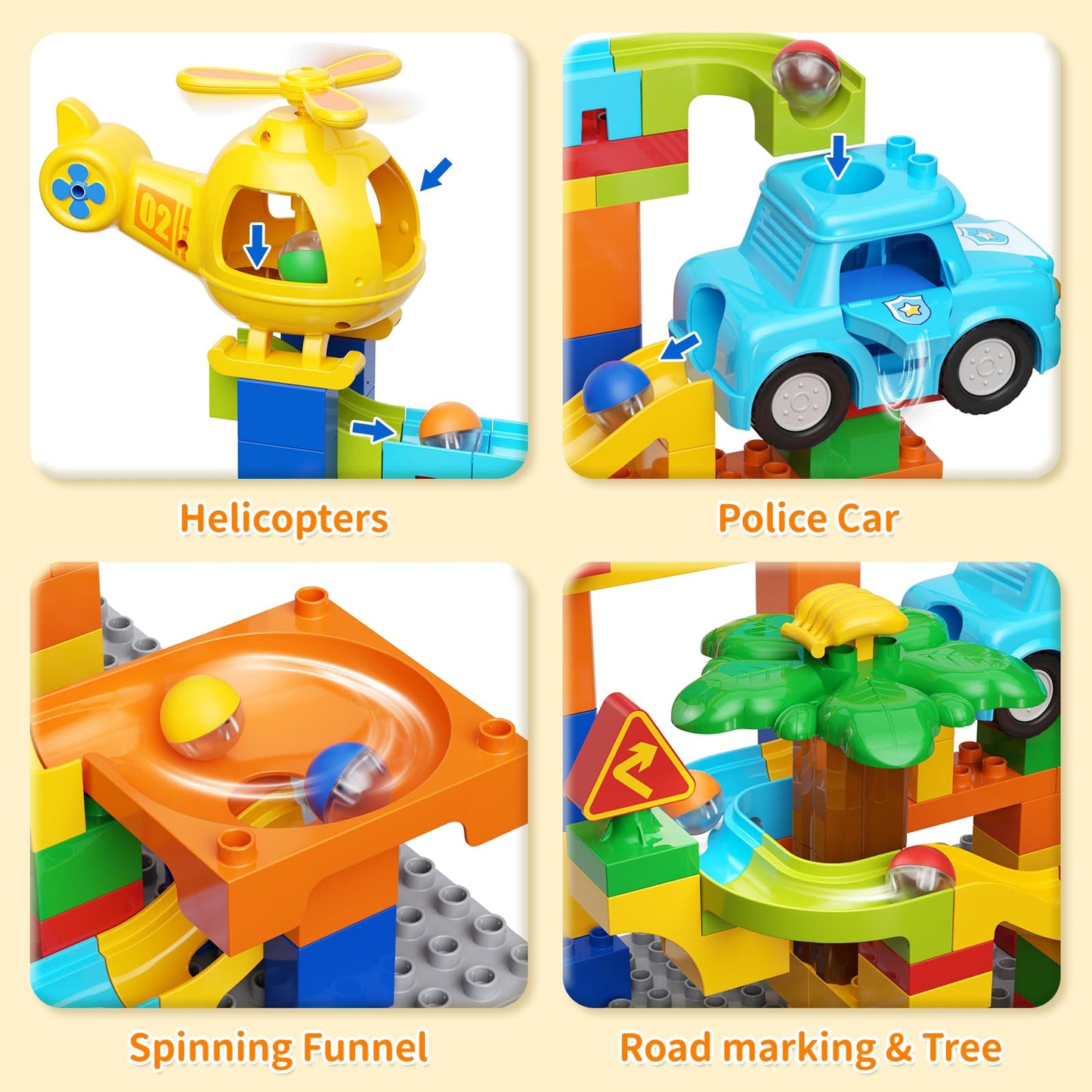 Educational Marble Run Toys for Kids 4-8