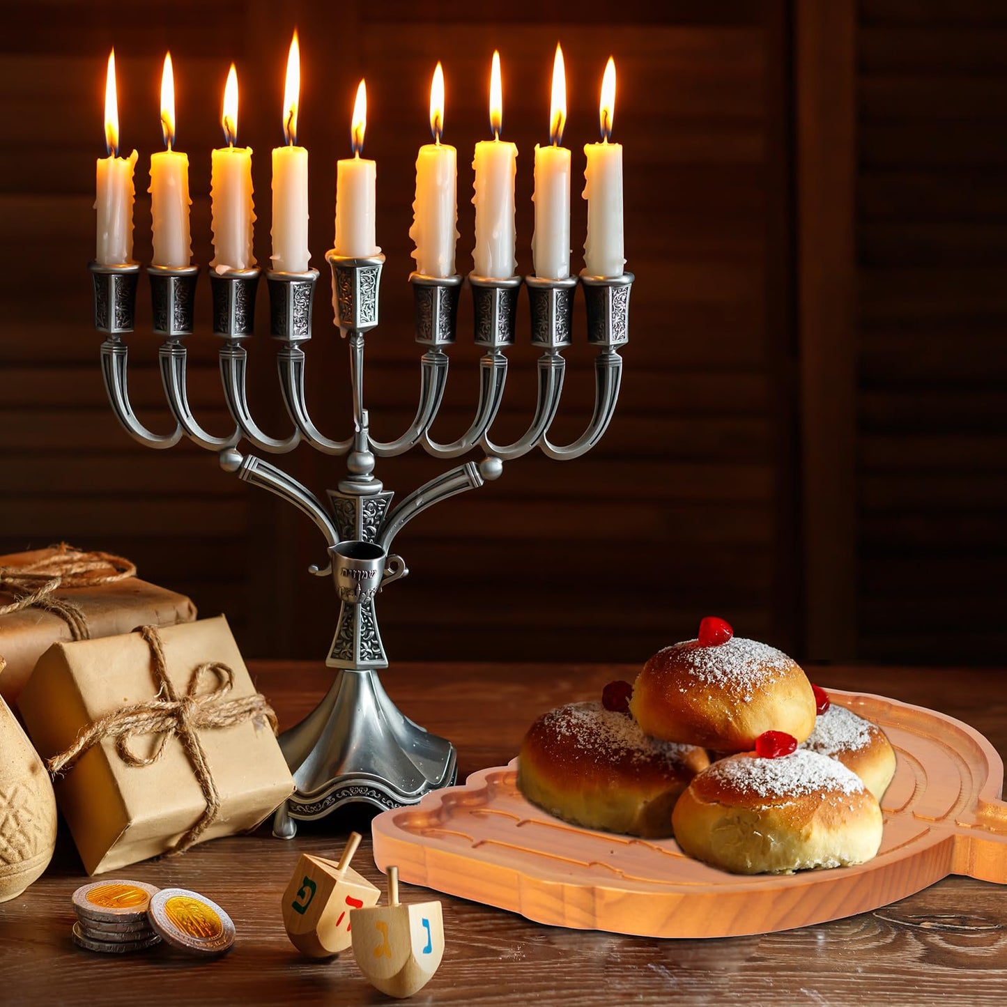 Hanukkah Charcuterie Serving Tray by Tkifoda