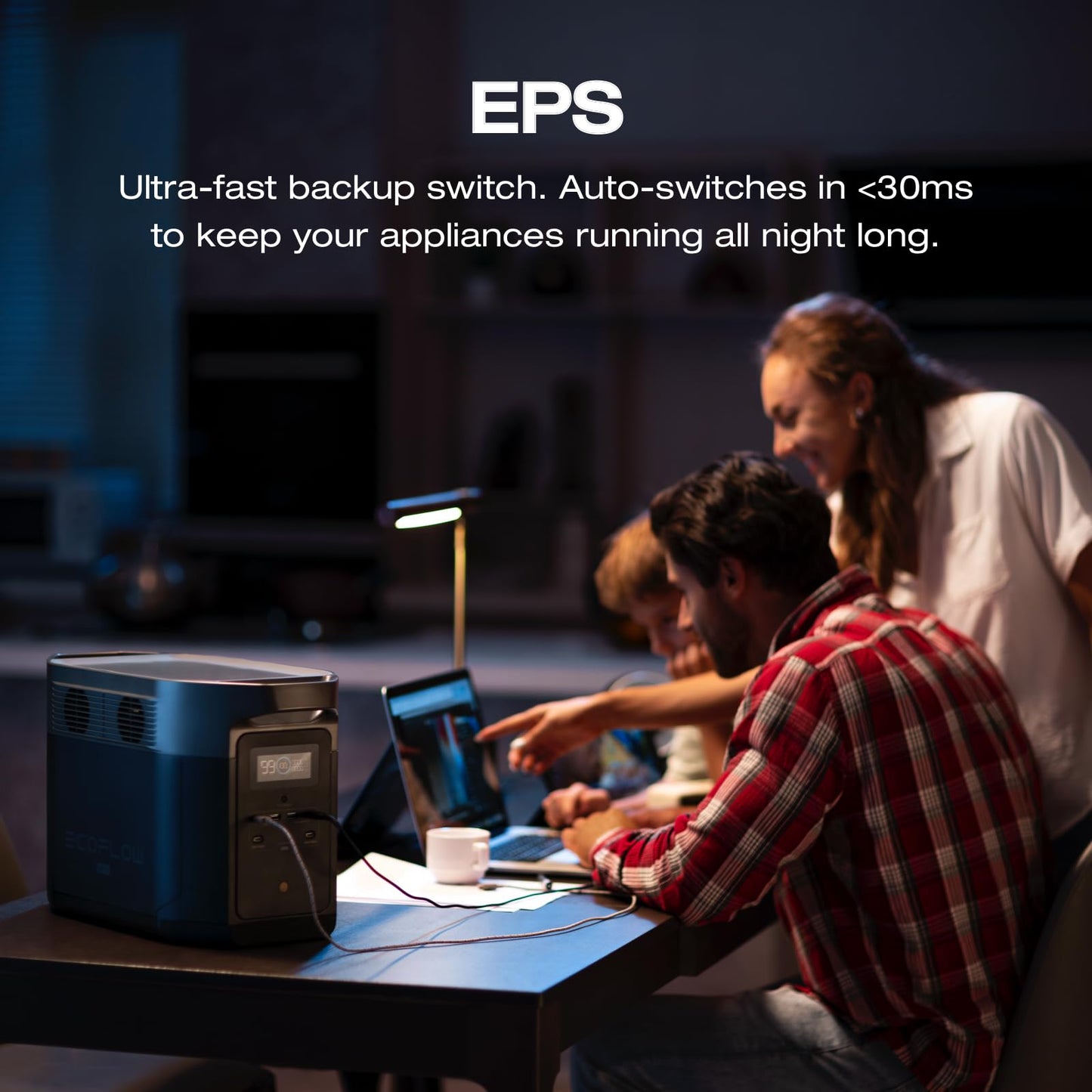 2400W EF ECOFLOW Portable Power Station for Home