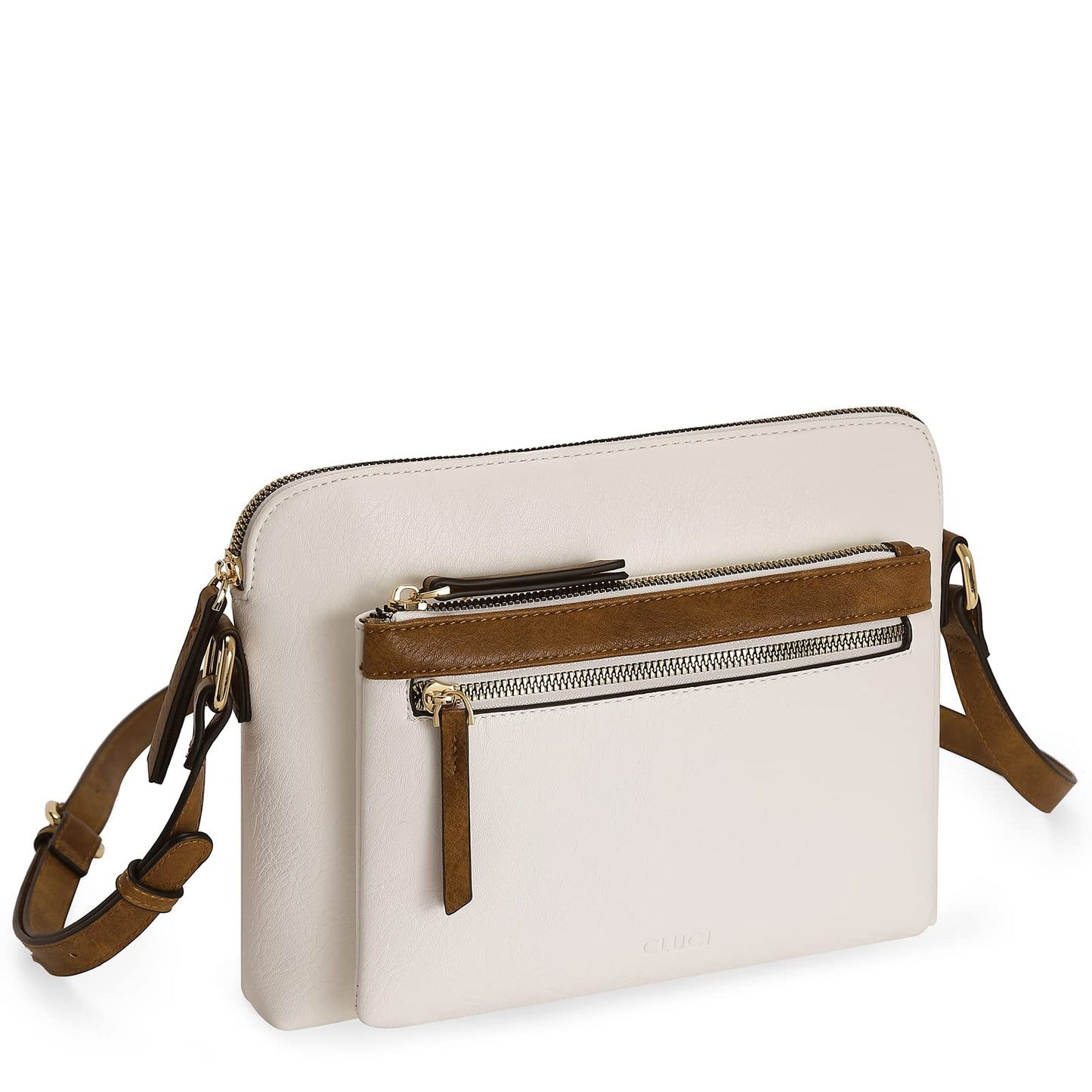 CLUCI Soft Leather Crossbody Purse for Women