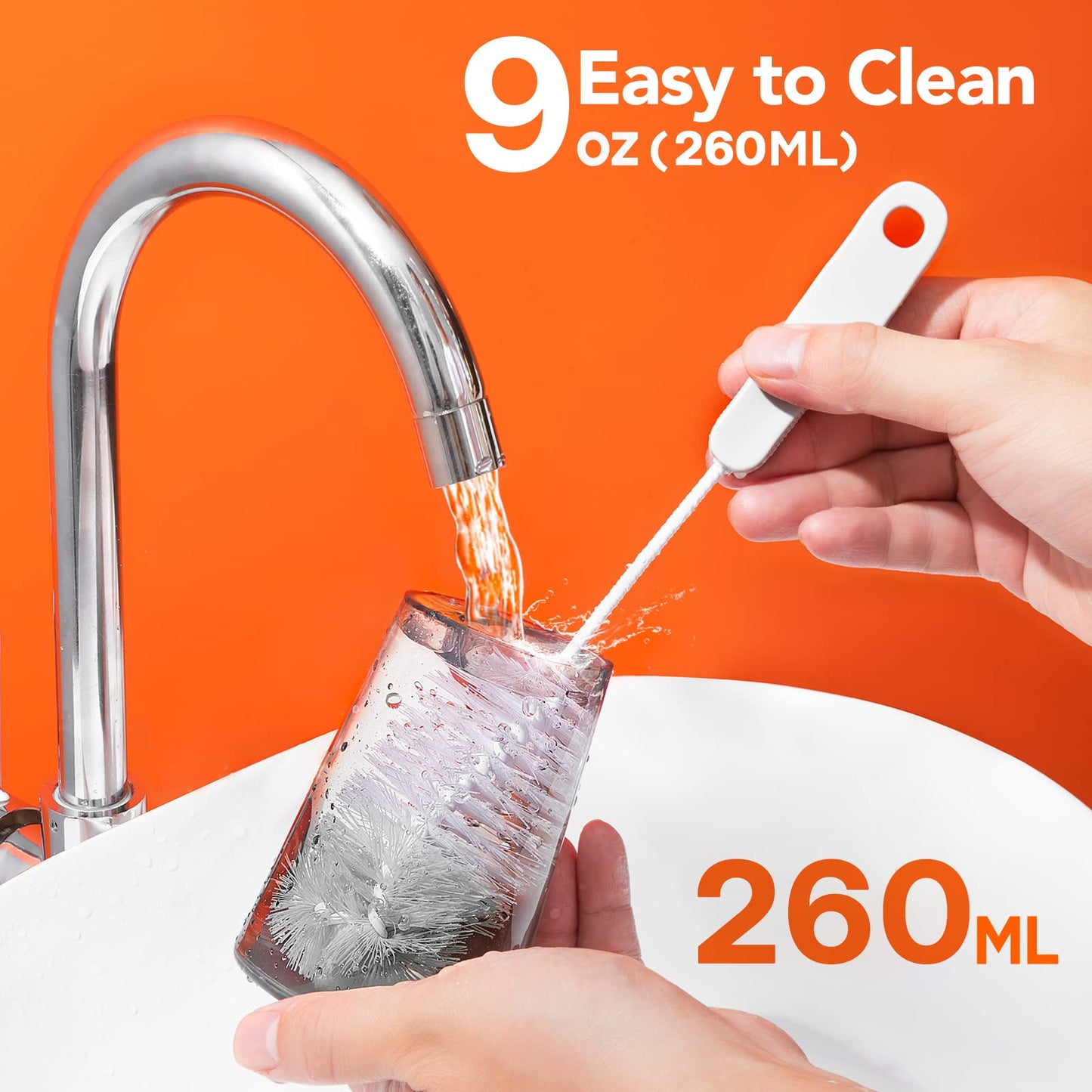Bitvae C5 Water Dental Flosser for Teeth, Cordless Water Teeth Cleaner Picks, 3 Modes 5 Intensities, IPX7 Waterproof Water Flosser, 5 Tips Rechargeable Water Dental Picks for Cleaning - Black