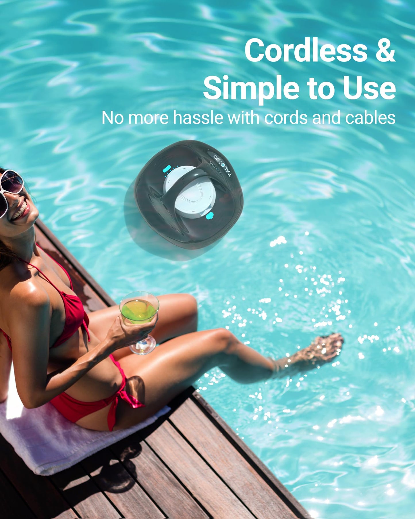 Cordless Pool Vacuum Cleaner by TALOSBO