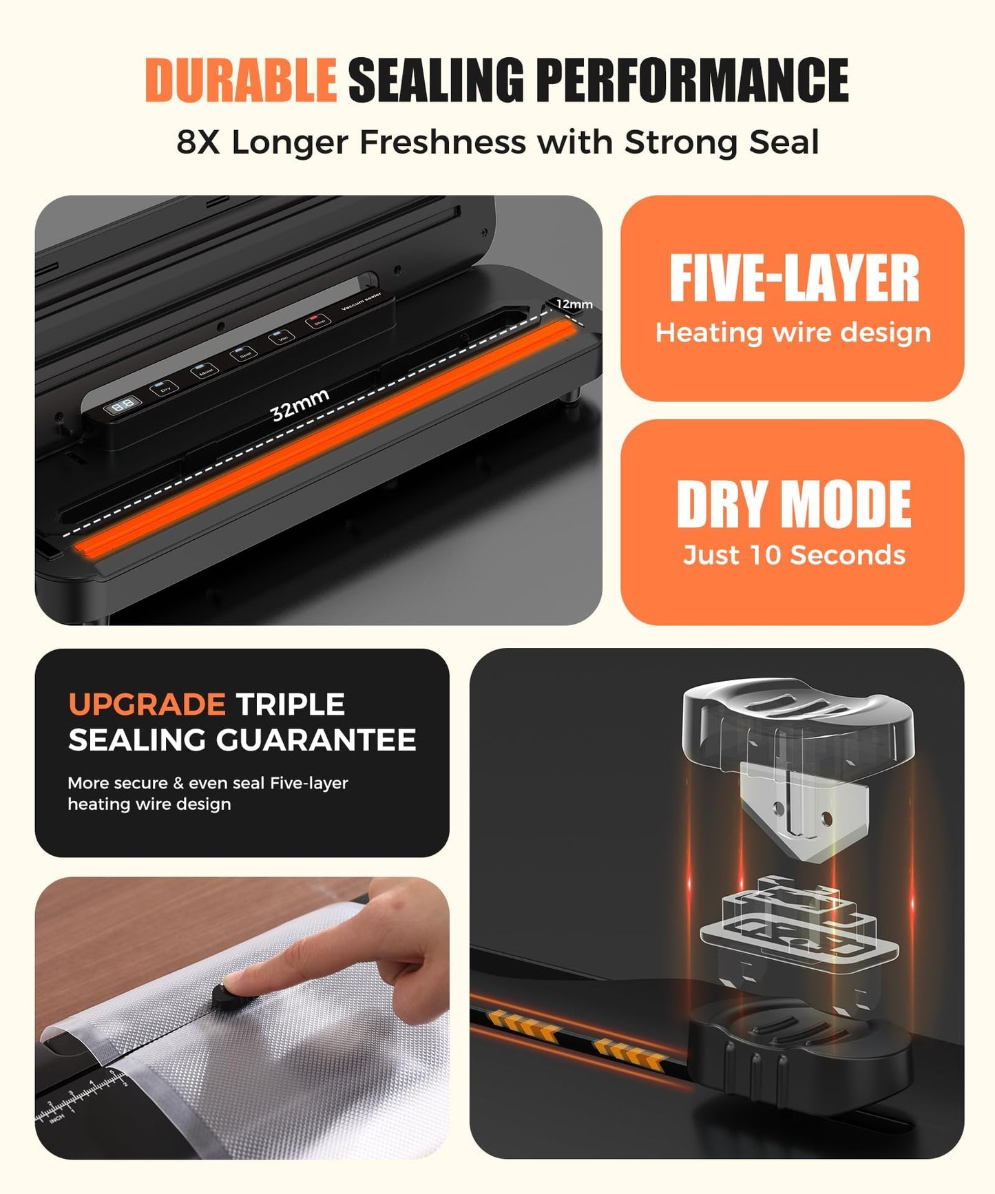 Vacuum Sealer Machine for Food Preservation