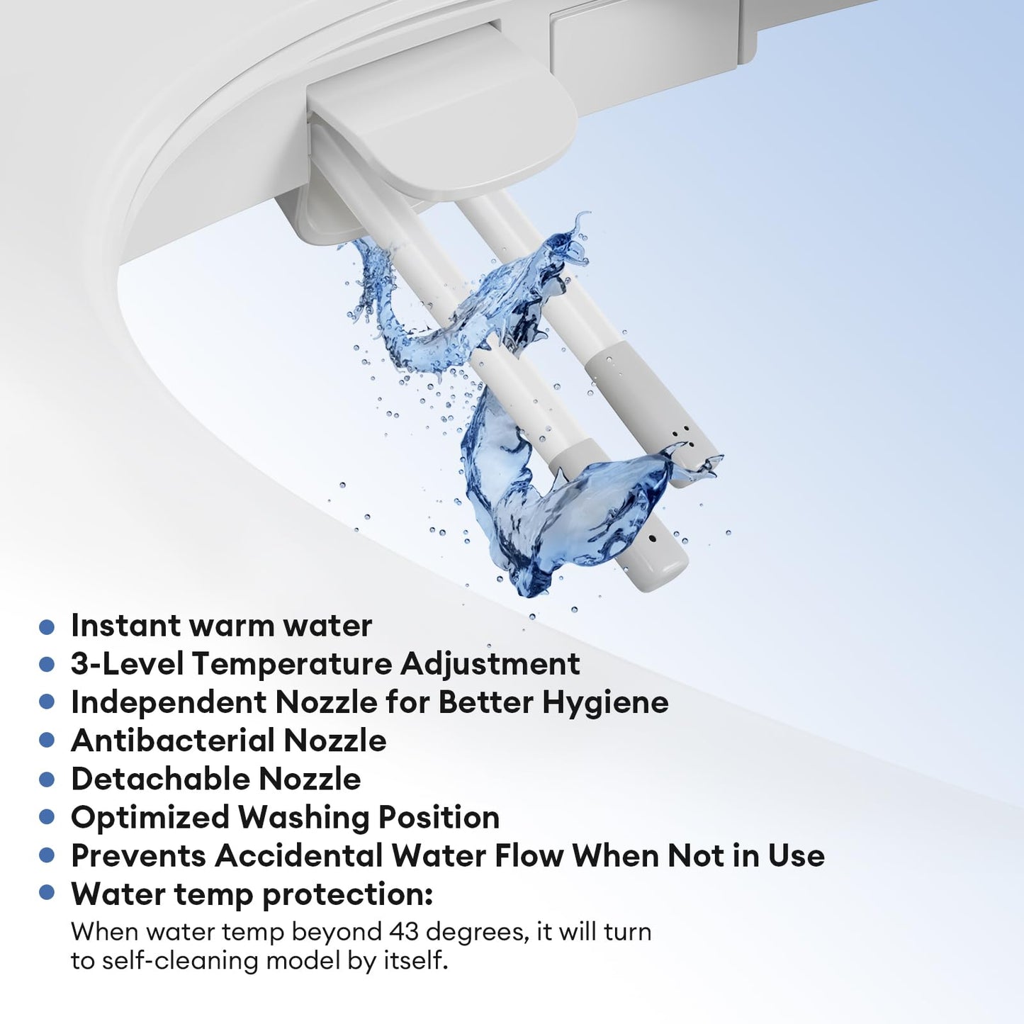 Rivix Heated Electric Bidet Toilet Seat