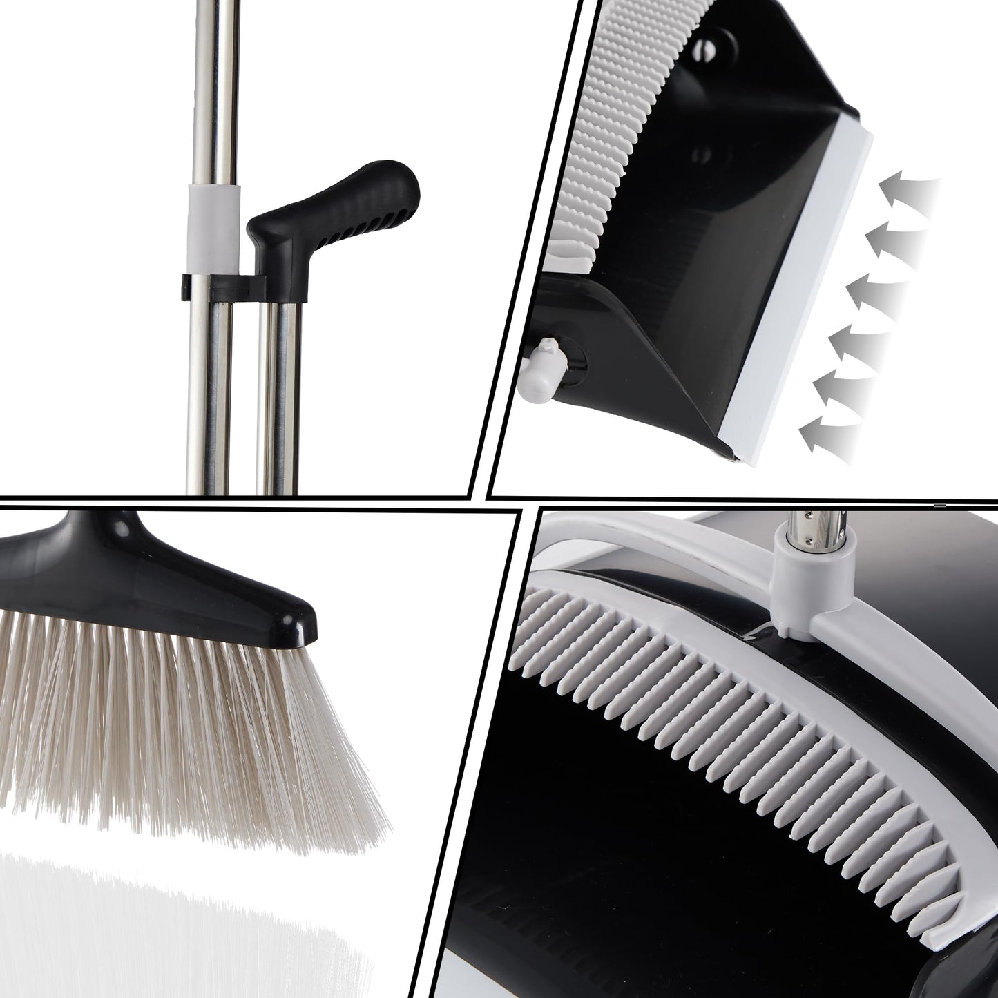 Lightweight Lobby Broom and Dustpan Set