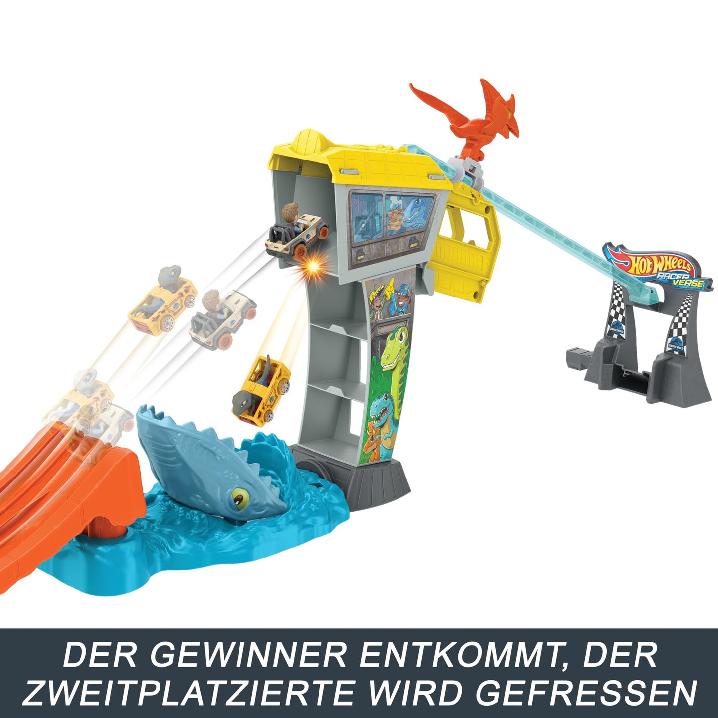 Hot Wheels Jurassic World Raptor Rush Track Set