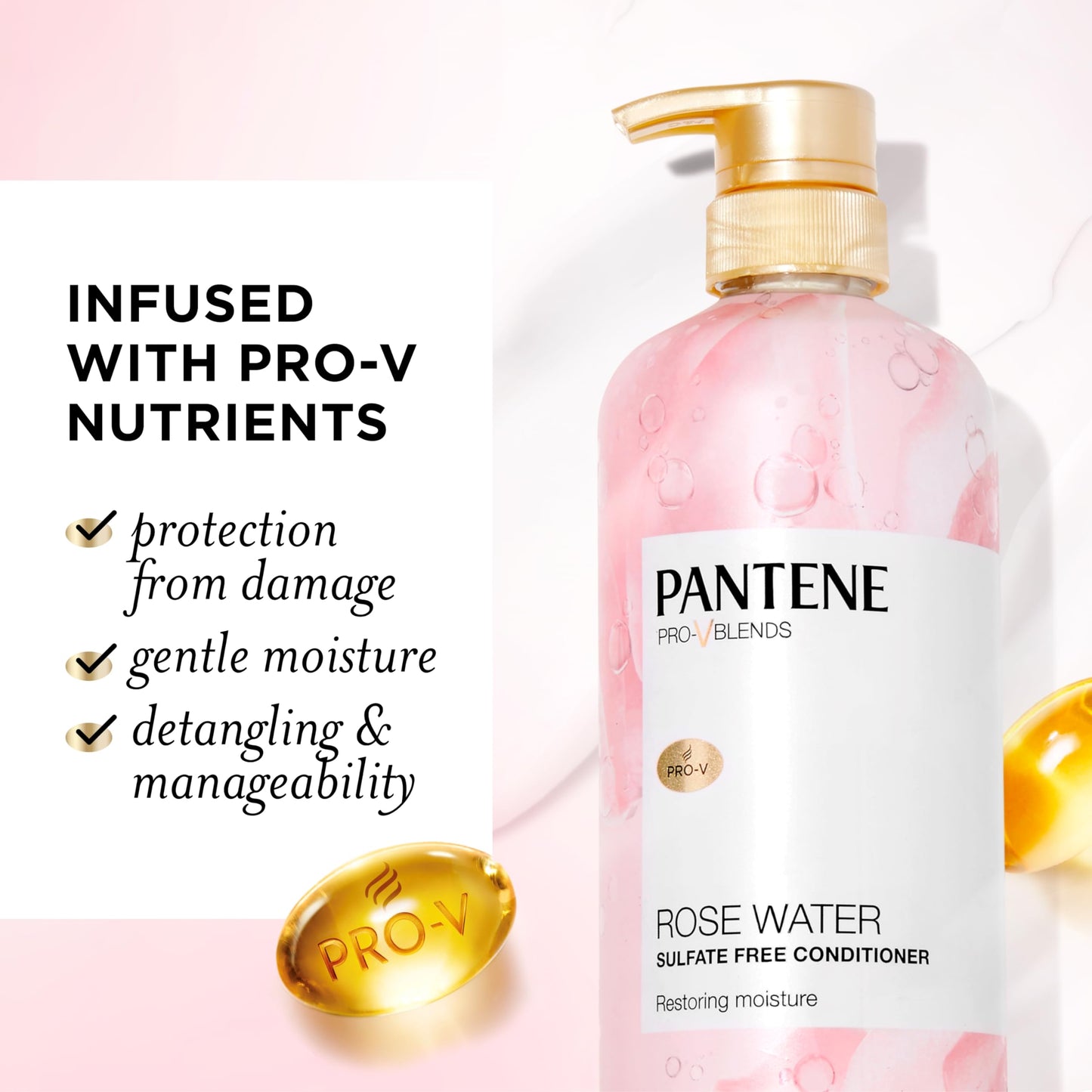 Pantene Rose Water Conditioner for Hydration