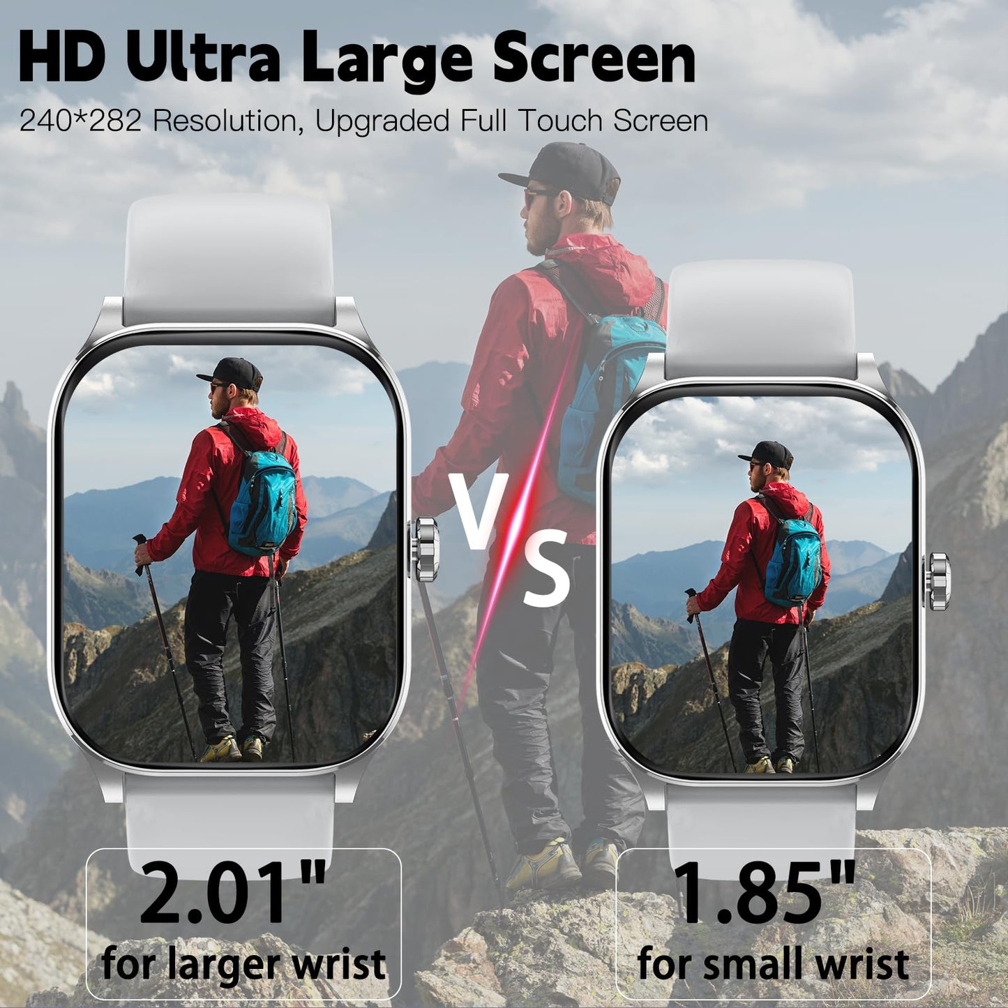 Smart Watch with Heart Rate Monitor and Tracker