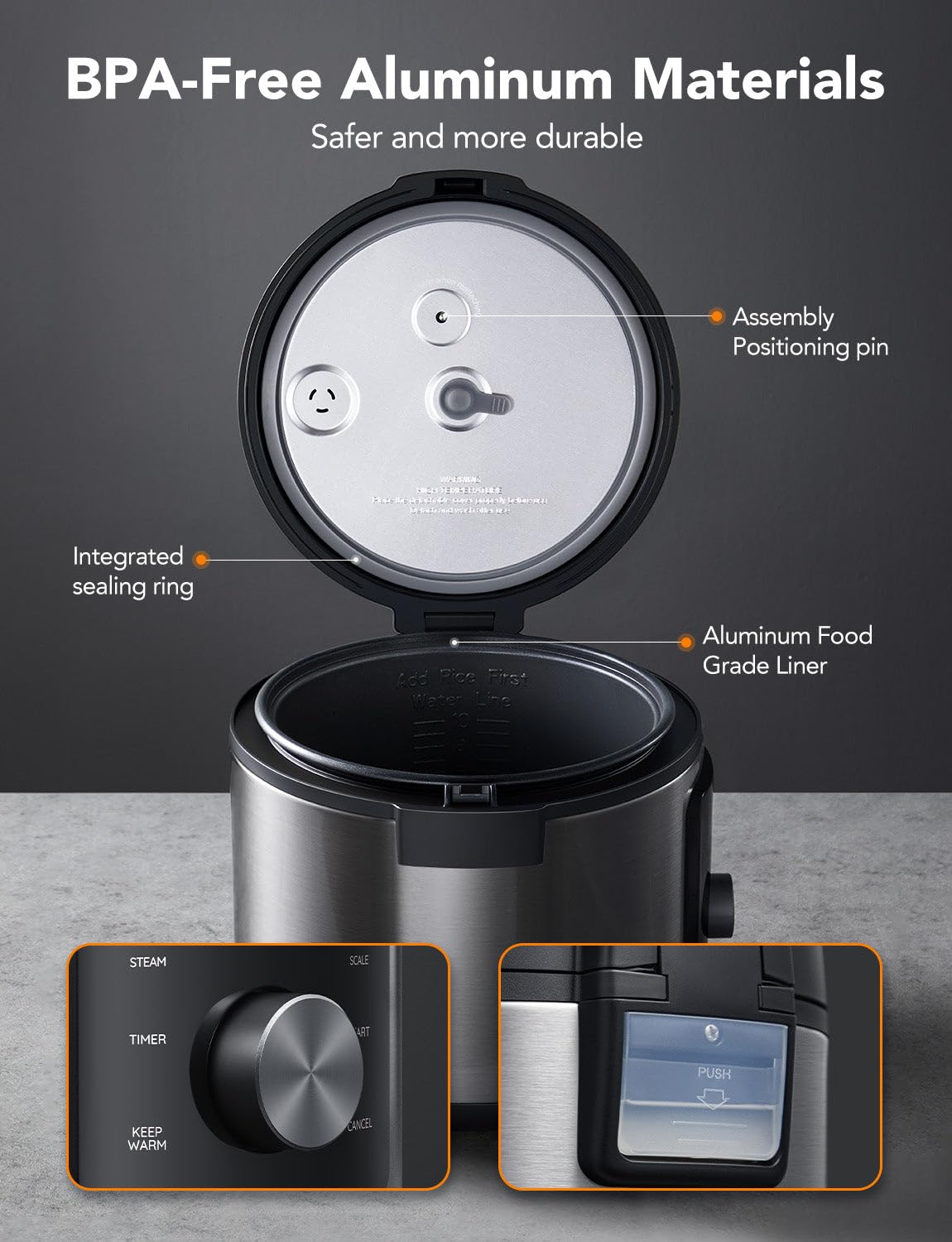 GoveeLife 6-in-1 Smart Rice Cooker & Multi-Cooker