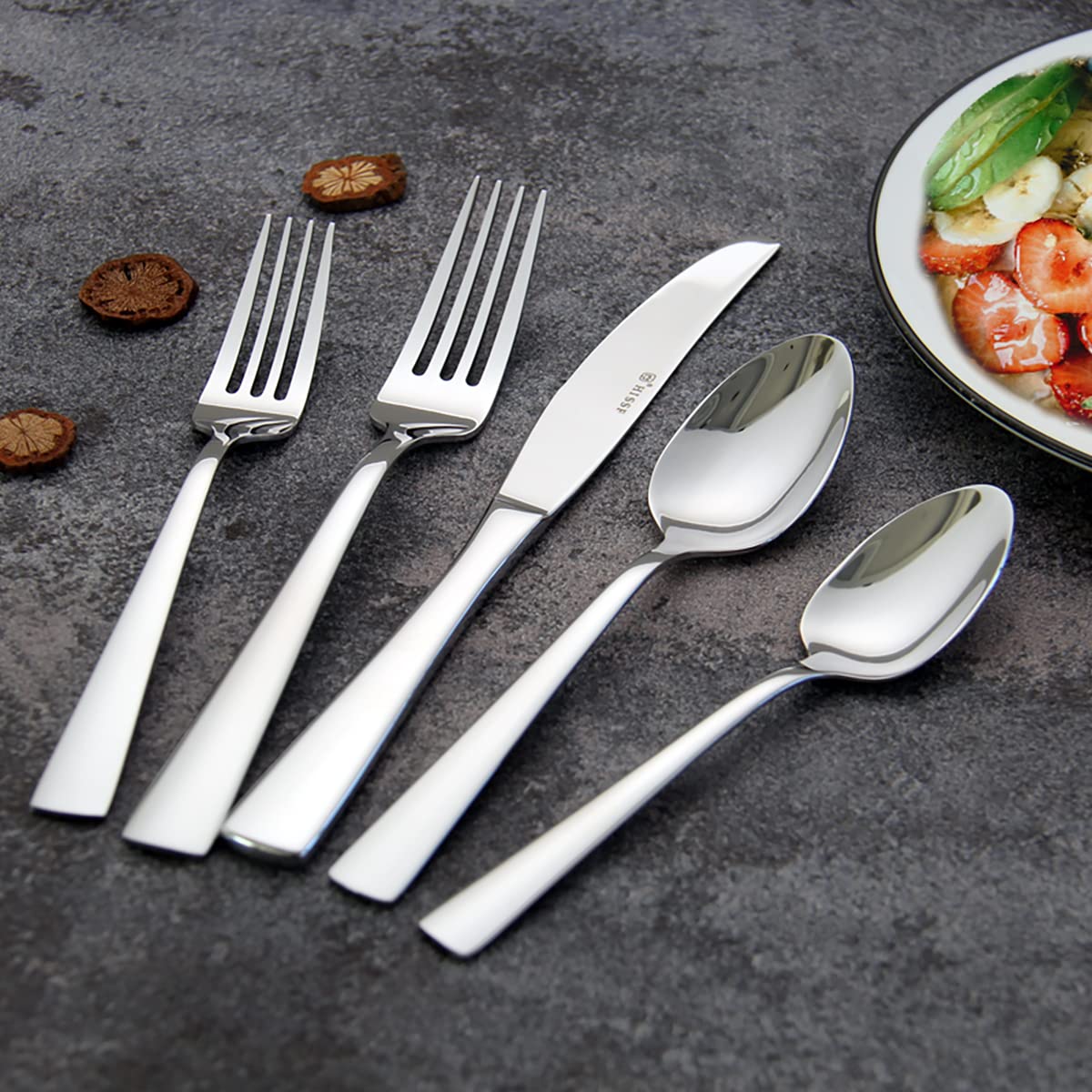 40-Piece Stainless Steel Flatware Set for 8