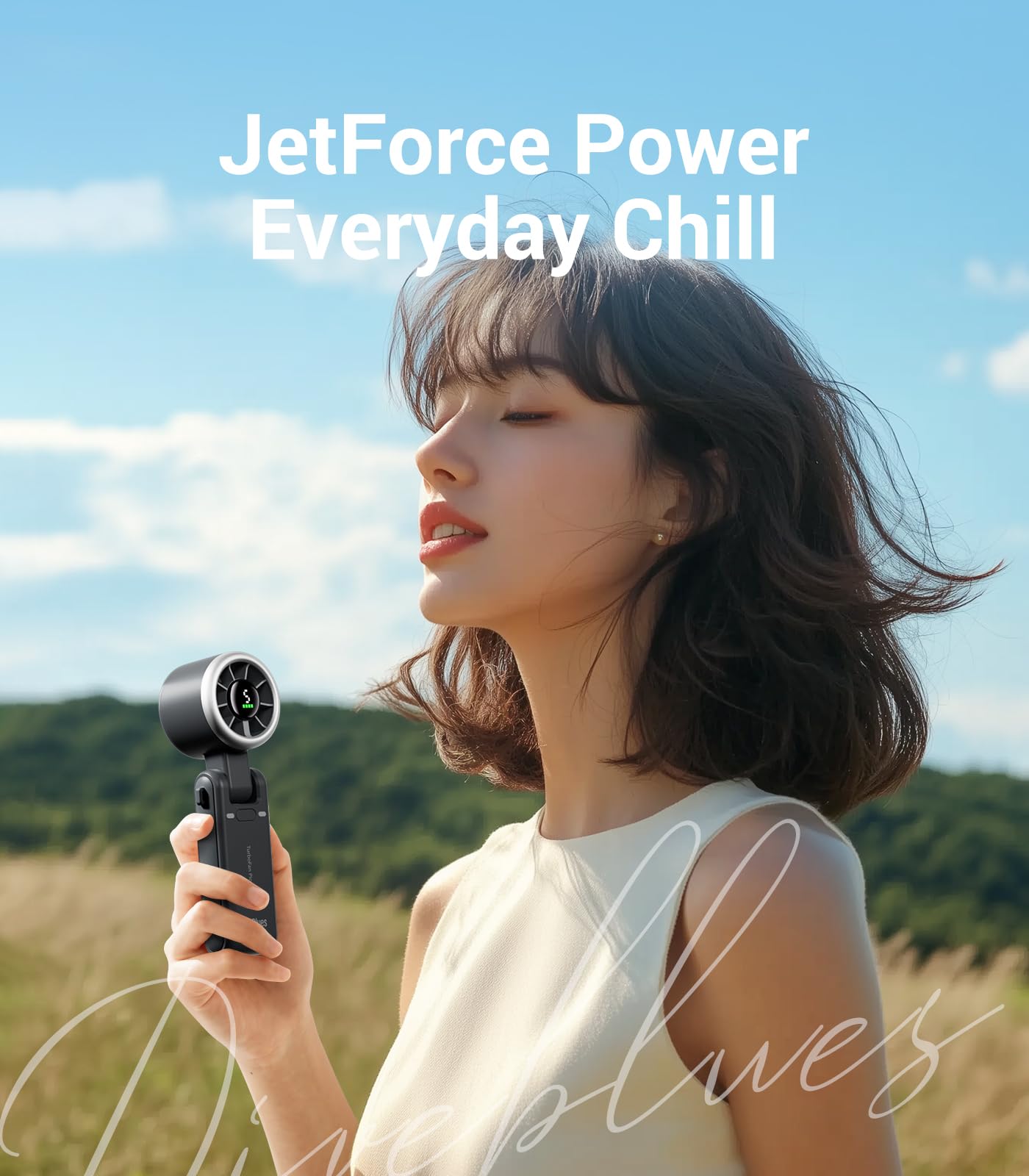 Portable Handheld Turbo Fan by Diveblues