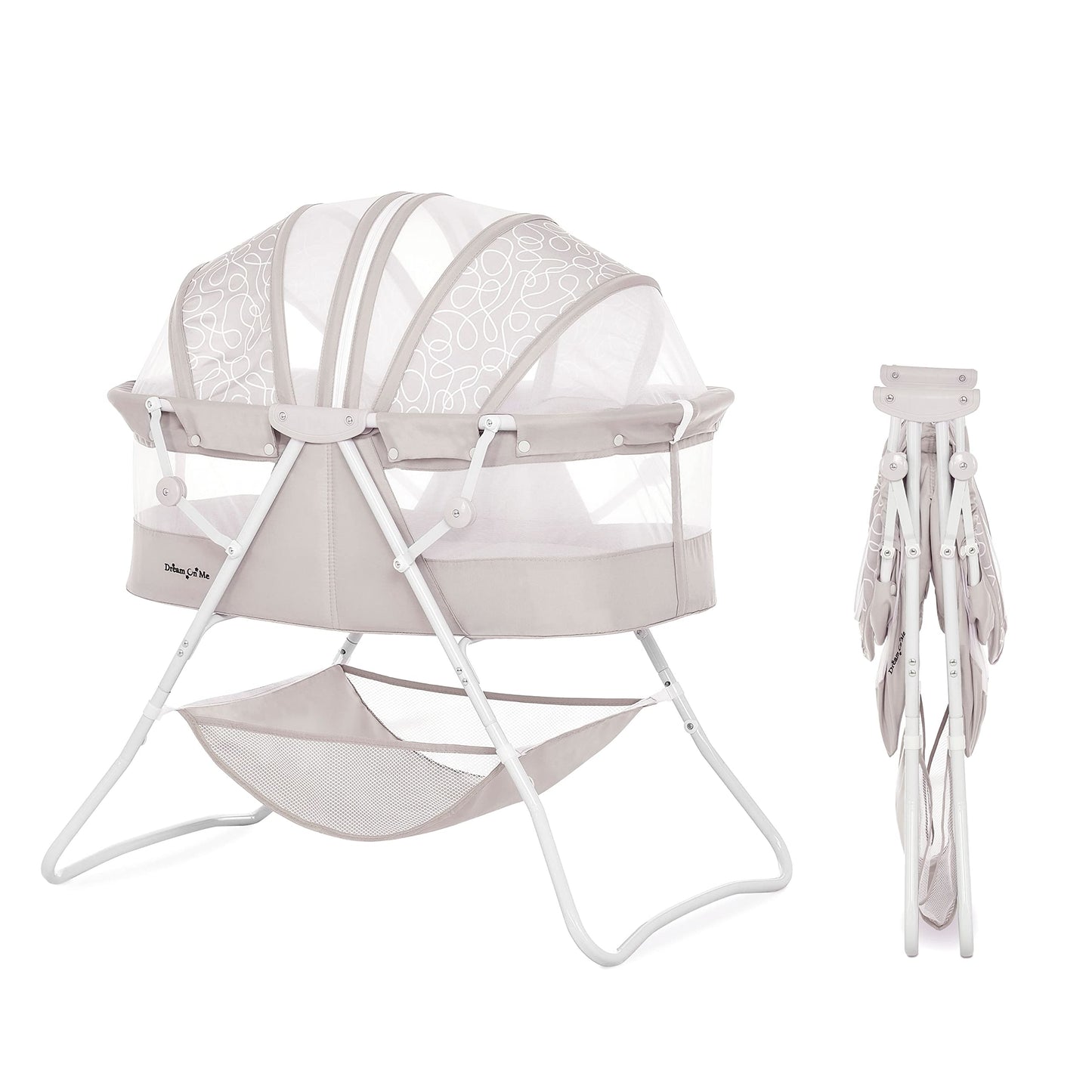 Dream On Me Portable Baby Bassinet with Canopy