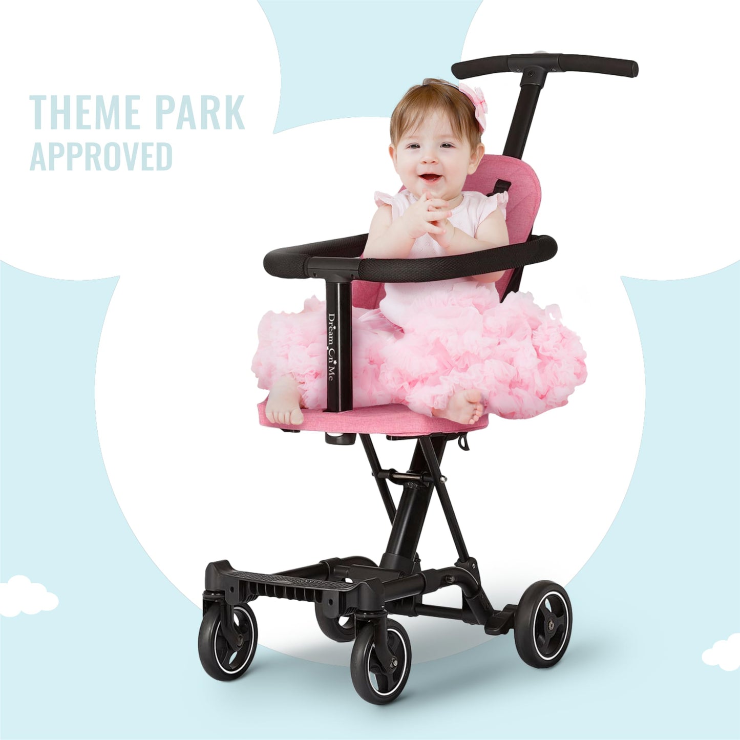 Dream On Me Lightweight Coast Rider Stroller - Pink