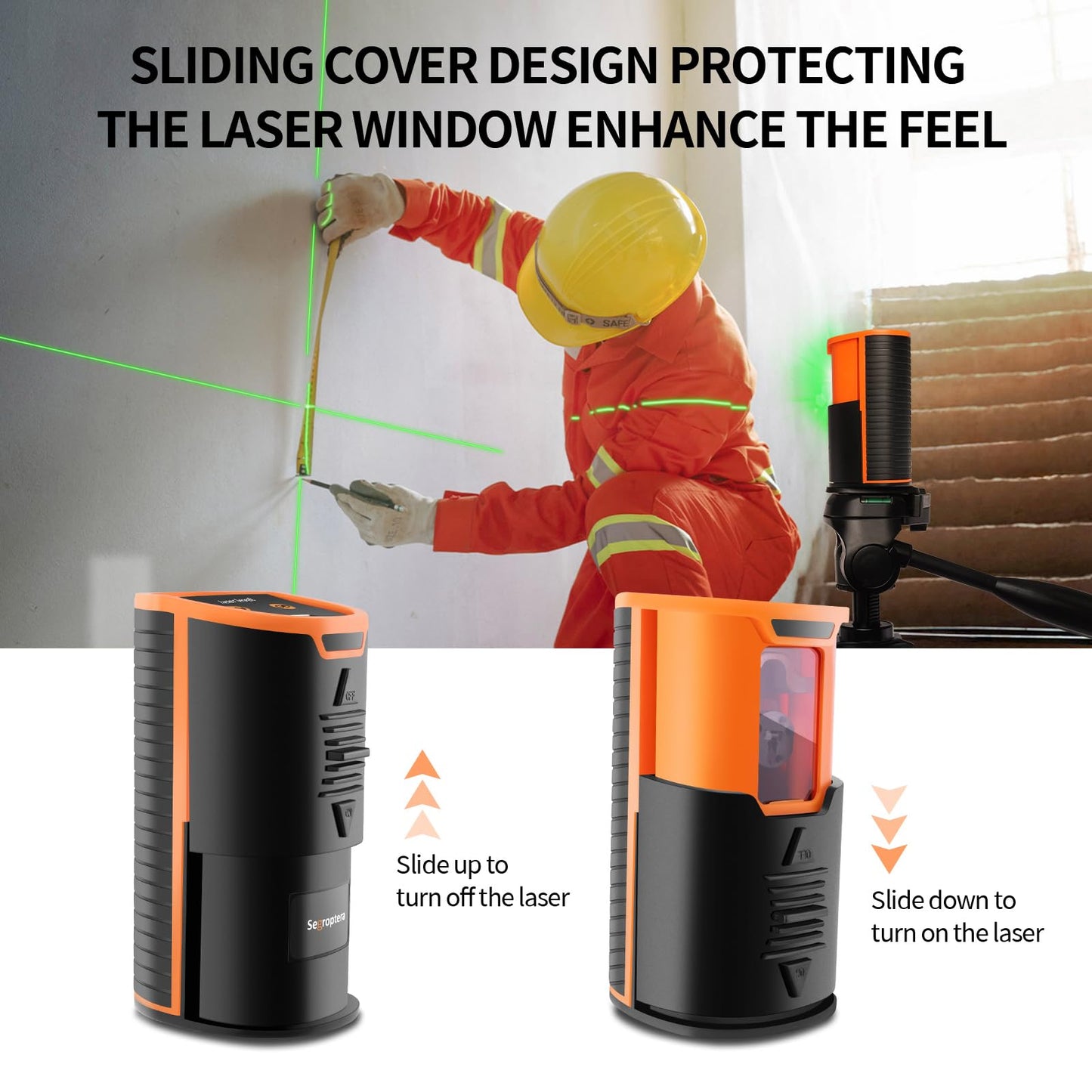 Green Cross100Ft Self-Leveling Lazer Level