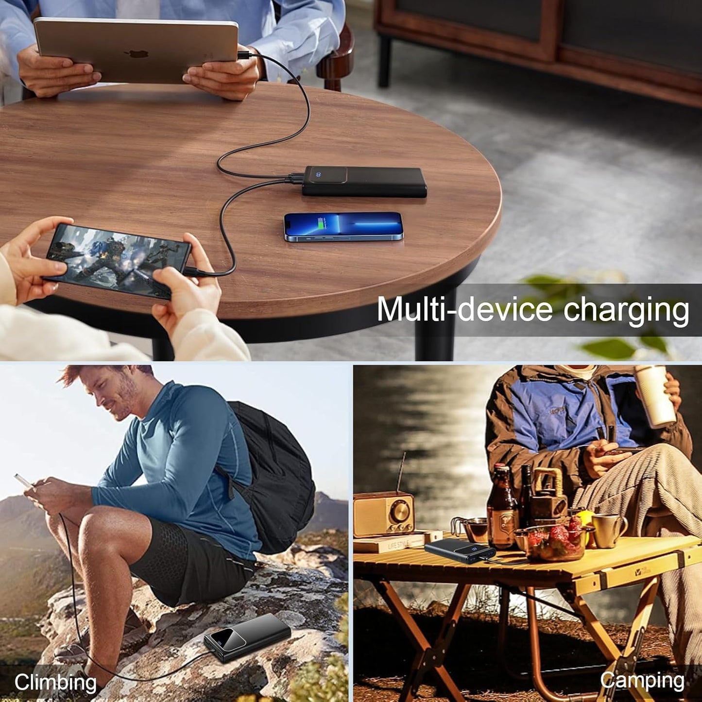 10000mAh Portable Charger with Fast Charging