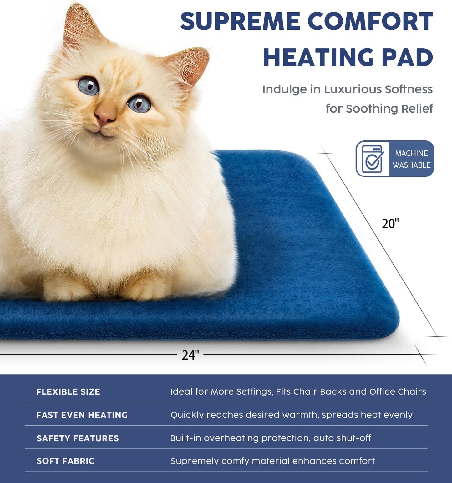 Heating Pad for Back Pain & Cramps