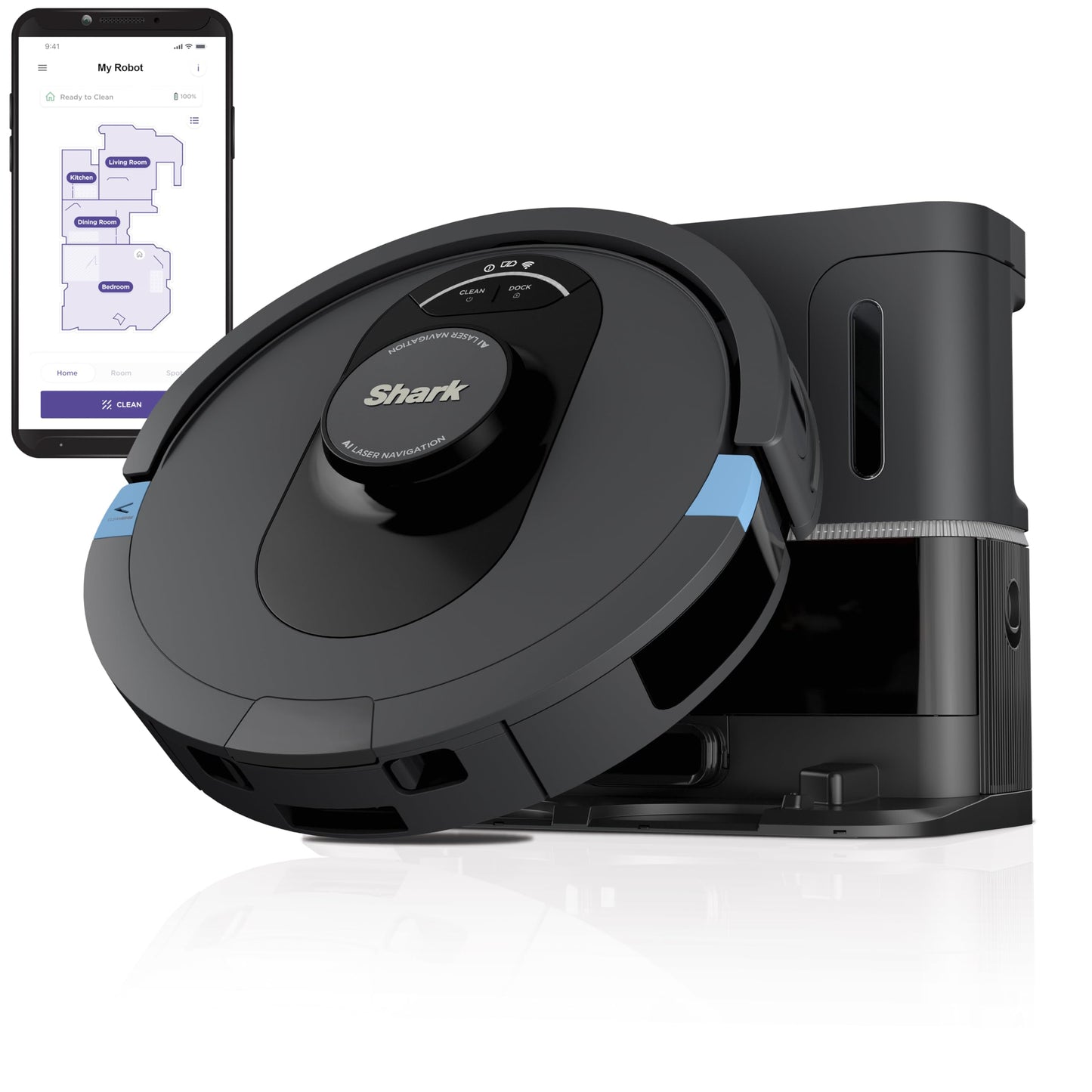Shark AI Robot Vacuum with Self-Empty Base