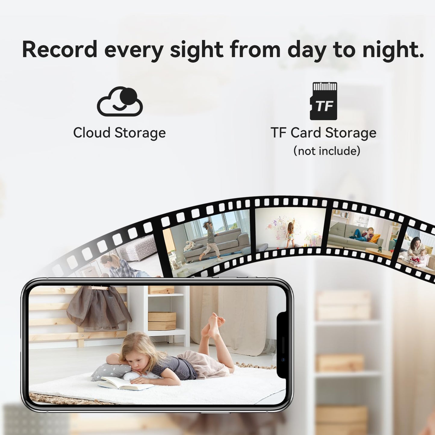 2K Indoor Security Camera with Night Vision
