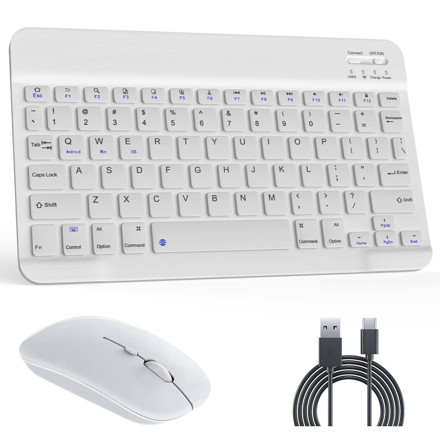 Wireless Bluetooth Keyboard and Mouse Combo