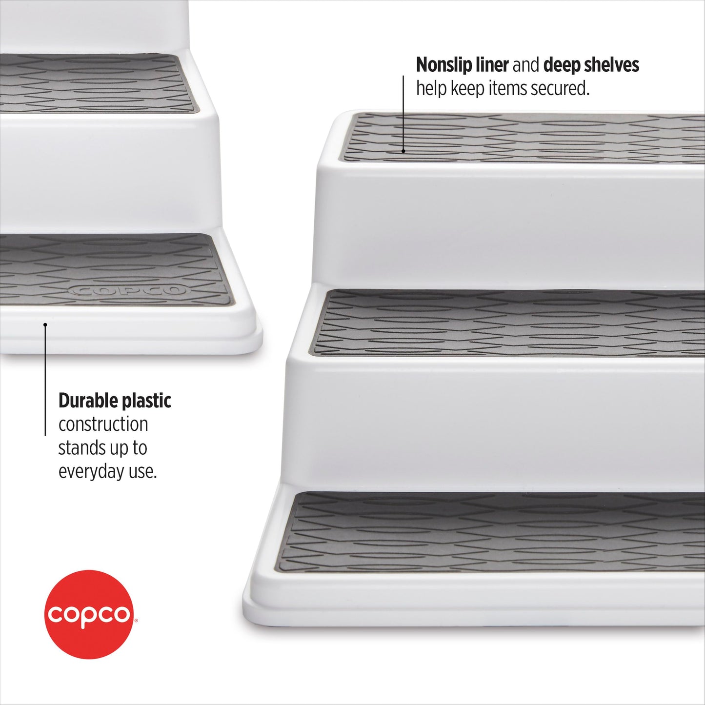 Copco 2-Pack Non-Skid 3-Tier Spice Rack