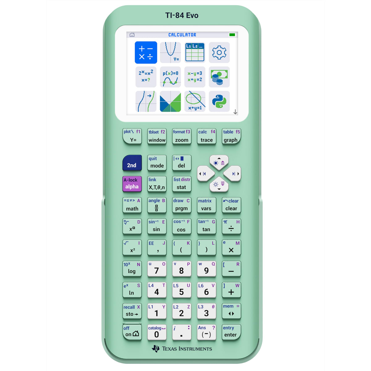 Texas Instruments TI-84 Evo USB-C Graphing Calculator