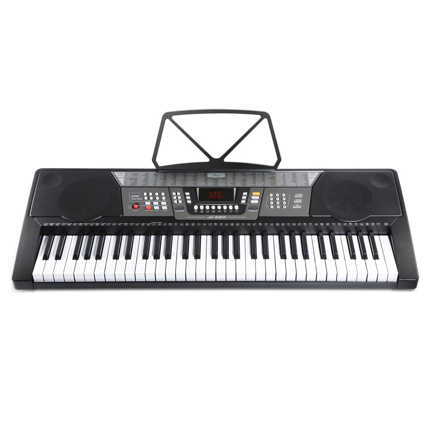 61-Key Music Keyboard Kit with Headphone and Stand