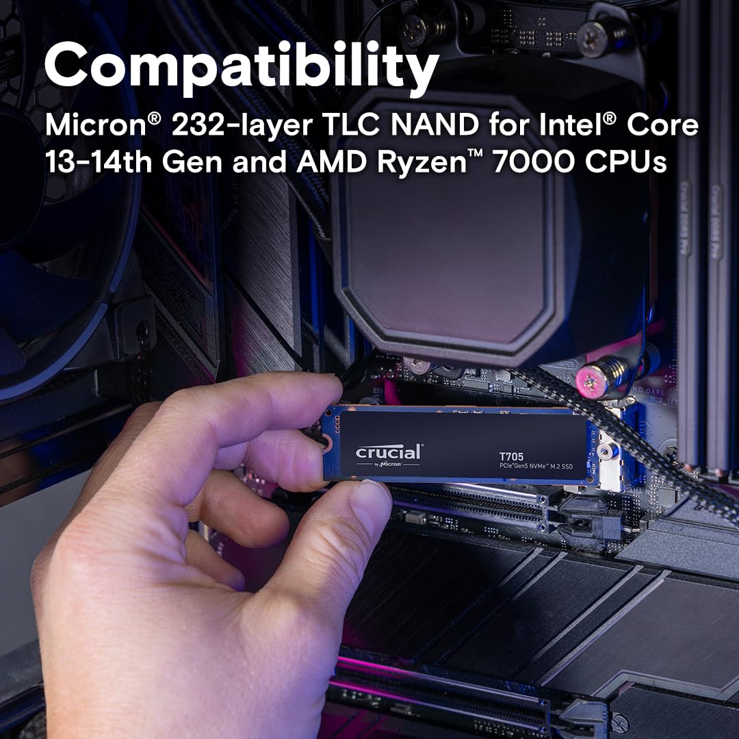 Crucial 4TB PCIe Gen5 NVMe M.2 SSD