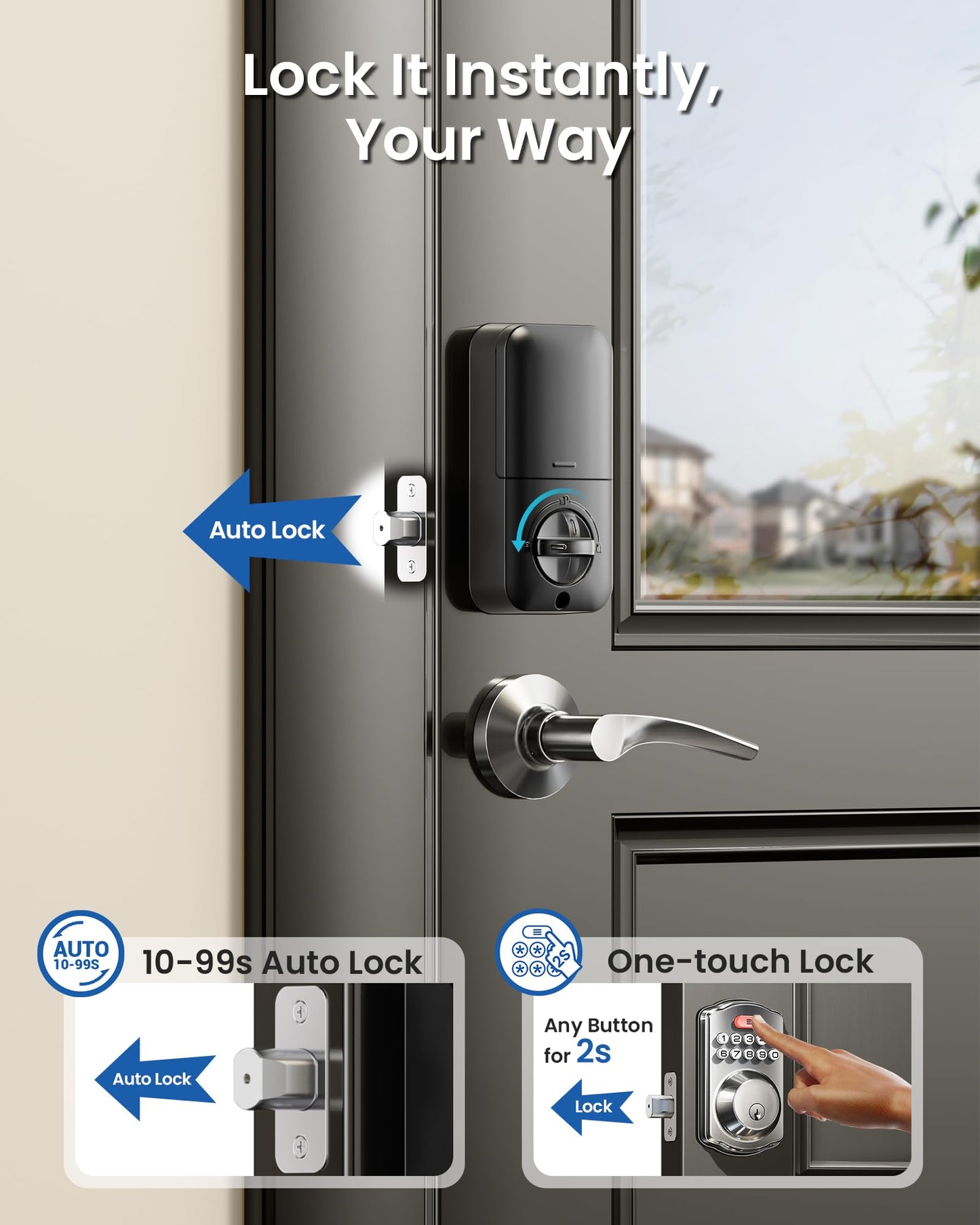 Keyless Entry Door Lock with Keypad by Veise