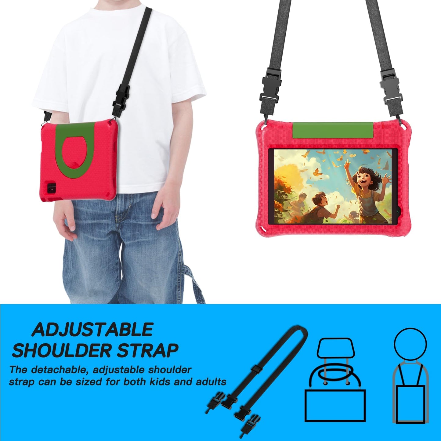 Kids Tablet 8 Inch with WiFi and Parental Control