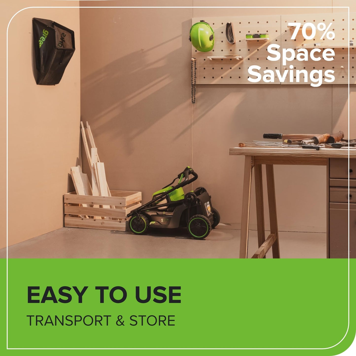 60V Brushless Lawn Mower with Battery & Charger