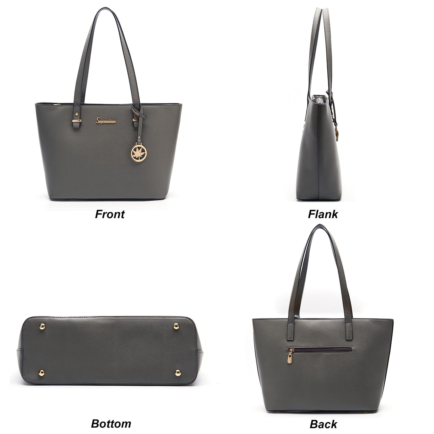 5-Piece Soperwillton Tote and Shoulder Bag Set