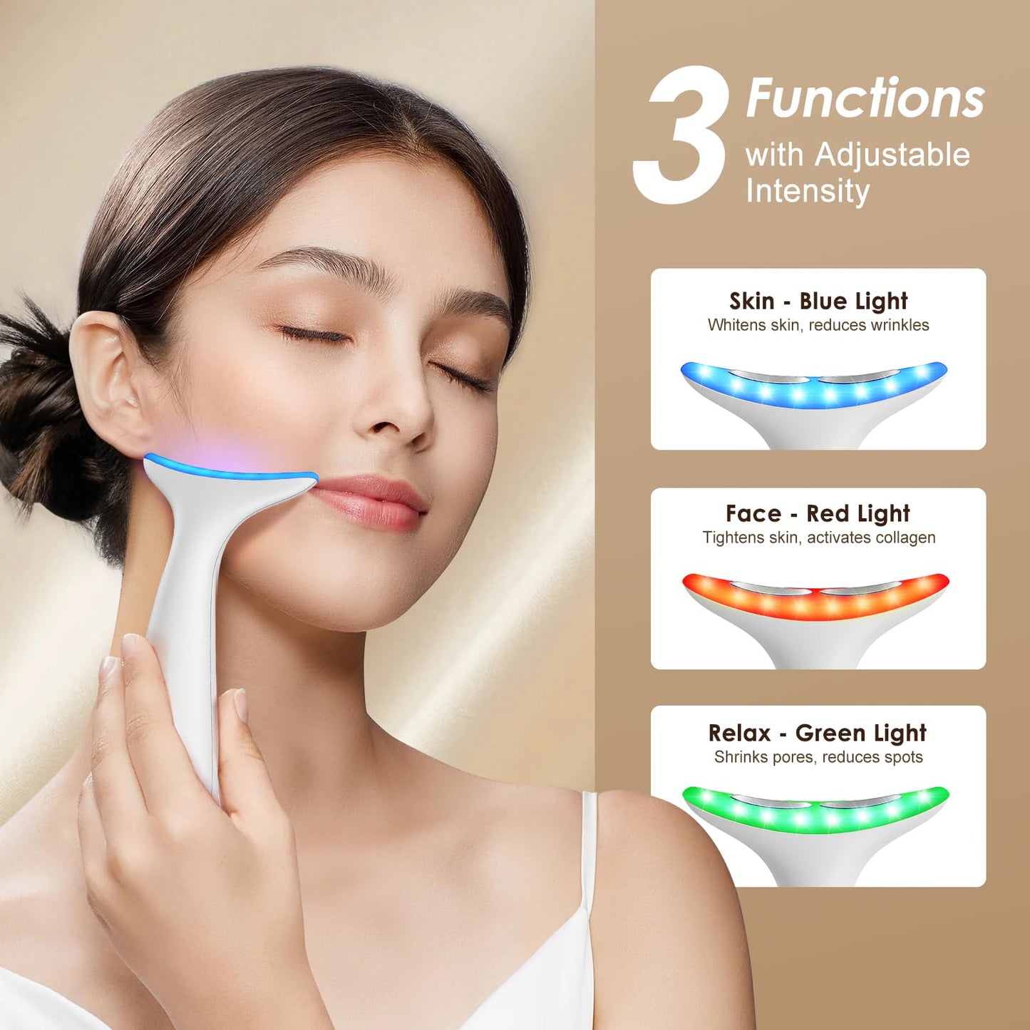 Facial Neck Massager for Skin Firming & Sculpting