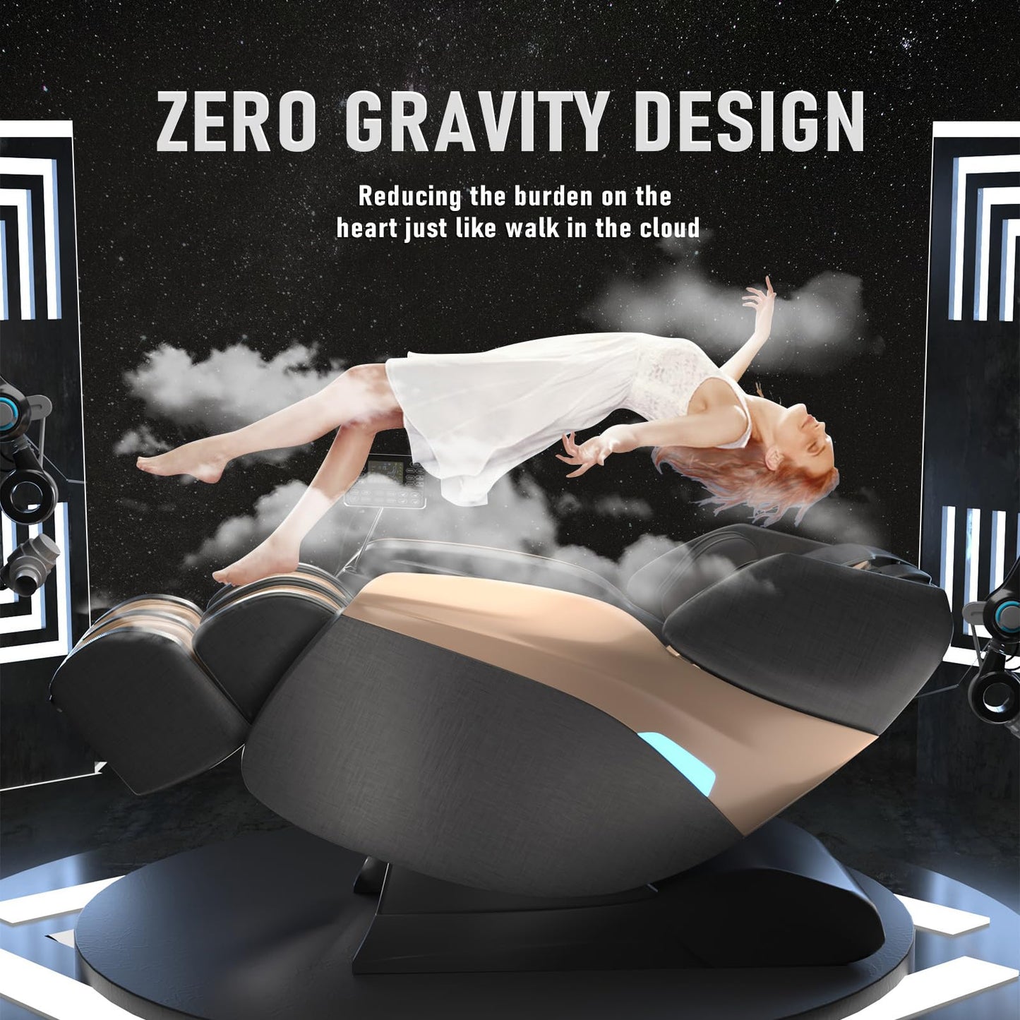 Notired 4D Massage Chair with Zero Gravity Recline