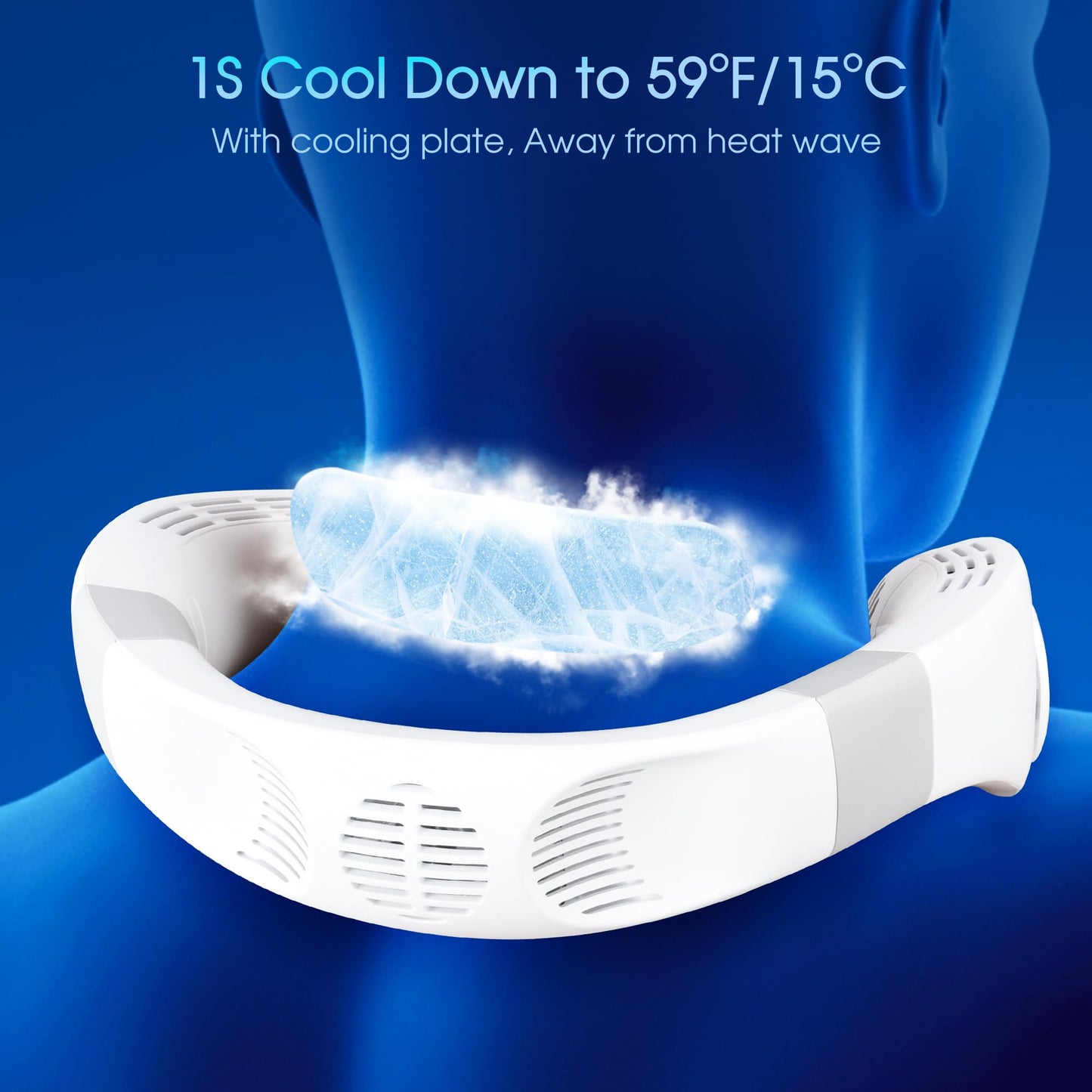 Jawhock Neck Fan with Rechargeable Battery
