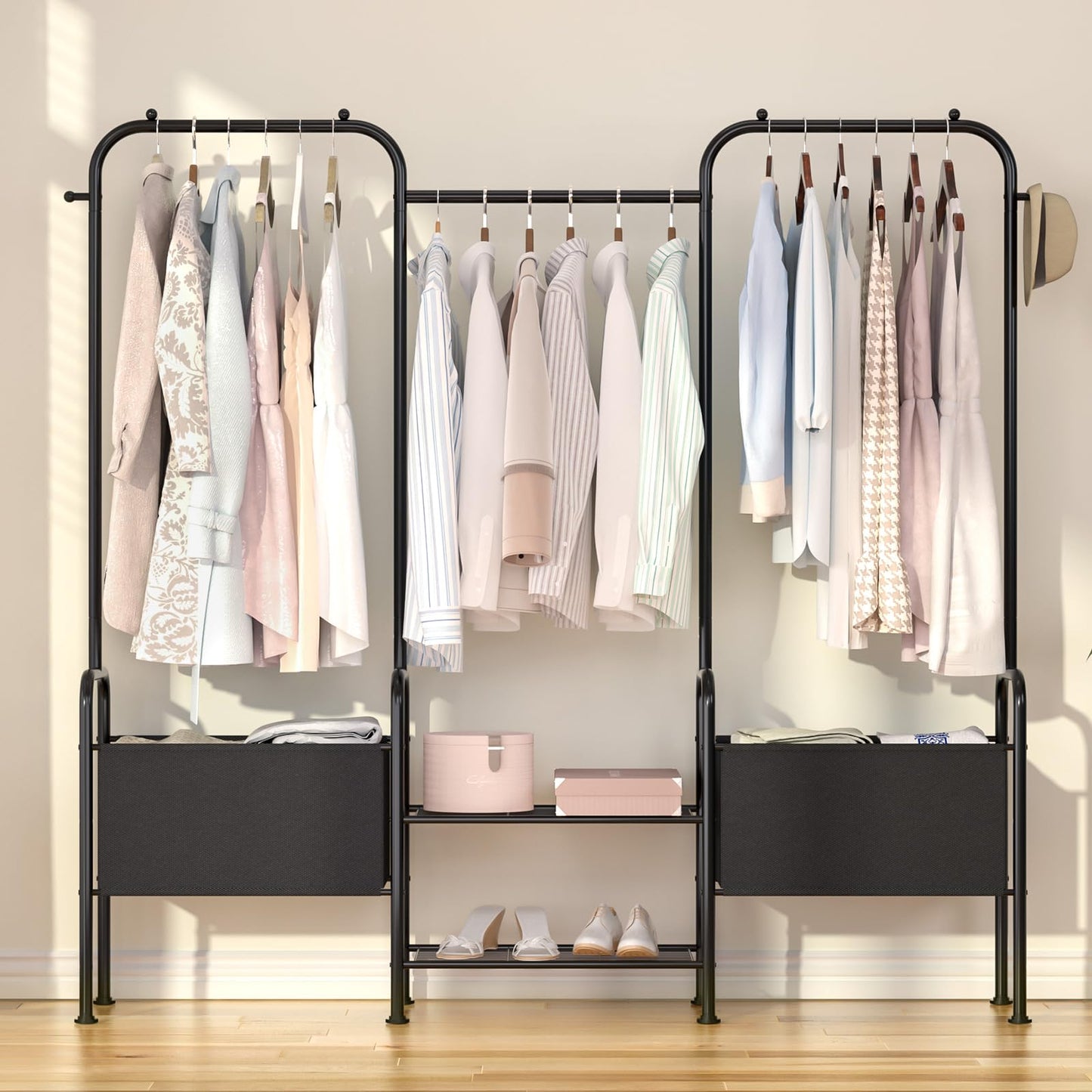 Heavy Duty Garment Rack for Clothes Storage