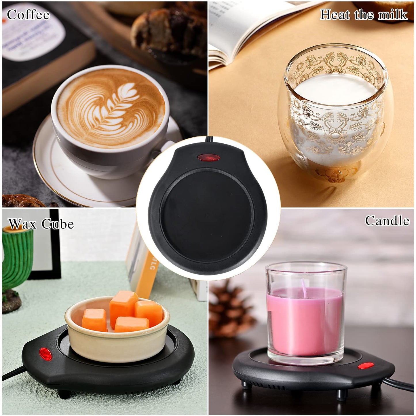 Coffee Mug Warmer for Warm Drinks by ASAWASA
